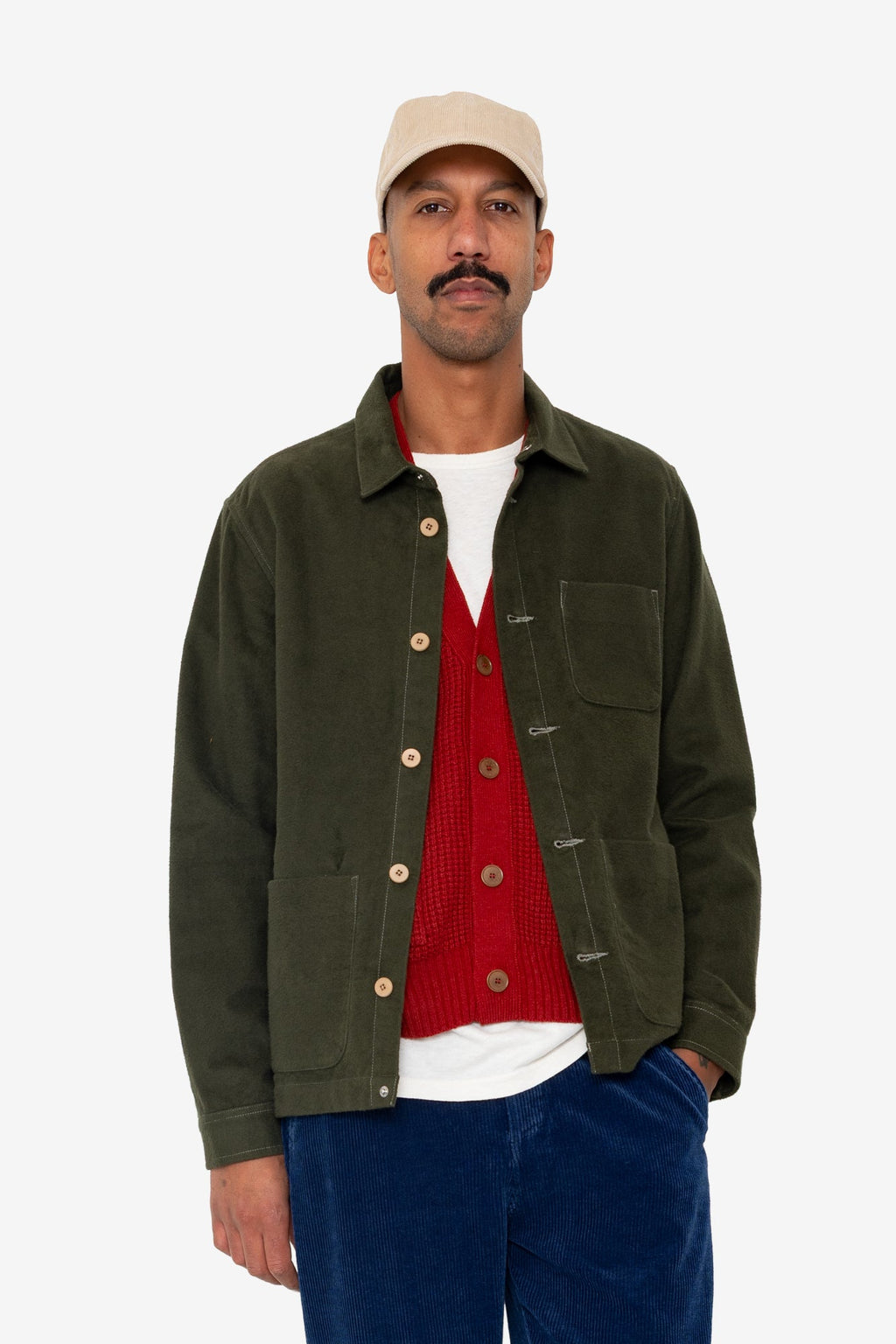 Corduroy Cap - Stone