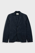 Cotton Linen Blazer - Soft Black