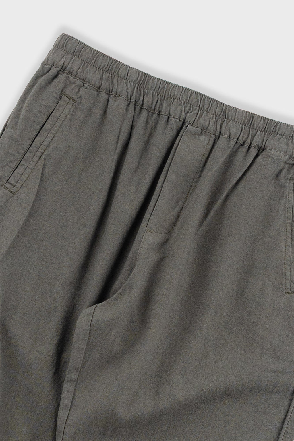 Cotton Linen Trouser - Dark Sage