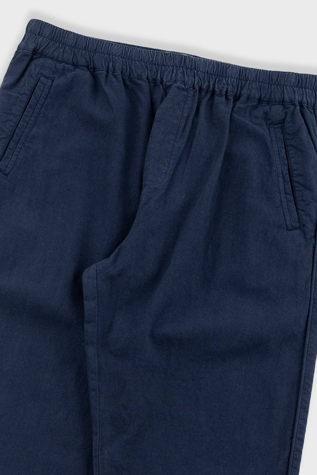 Cotton Linen Trouser - Dark Navy