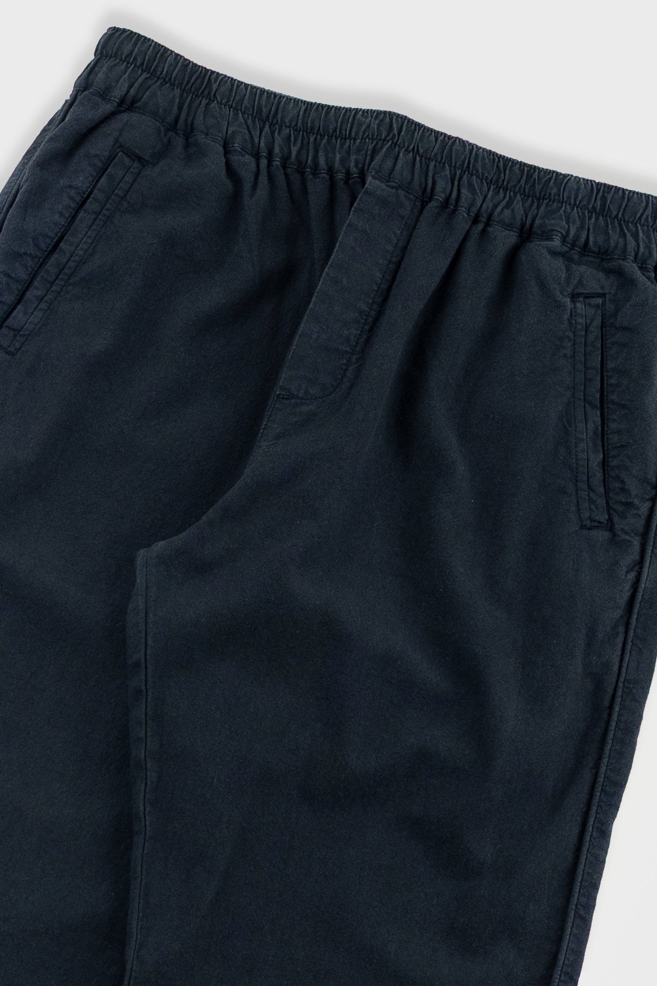 Cotton Linen Trouser - Soft Black