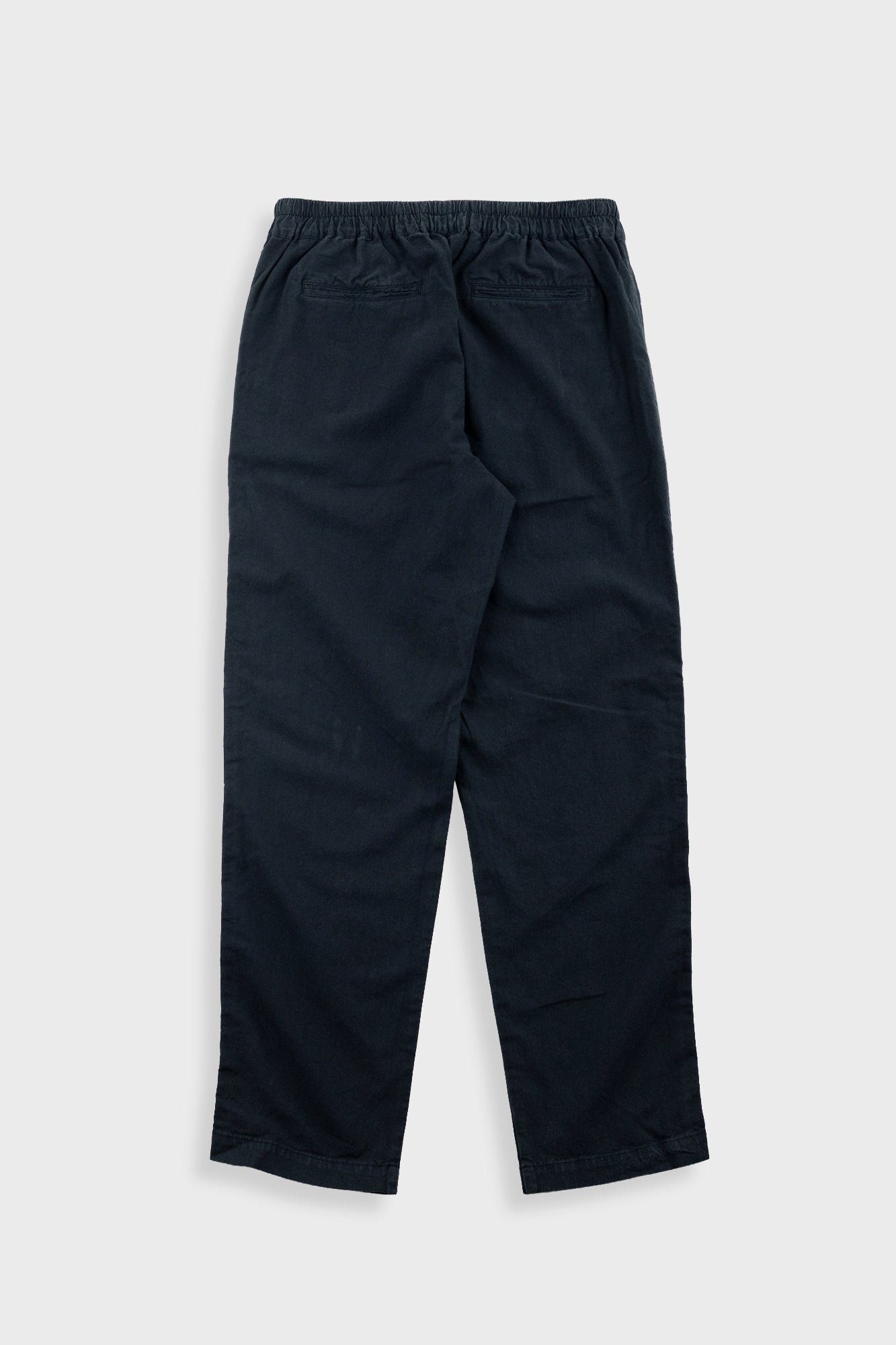 Cotton Linen Trouser - Soft Black