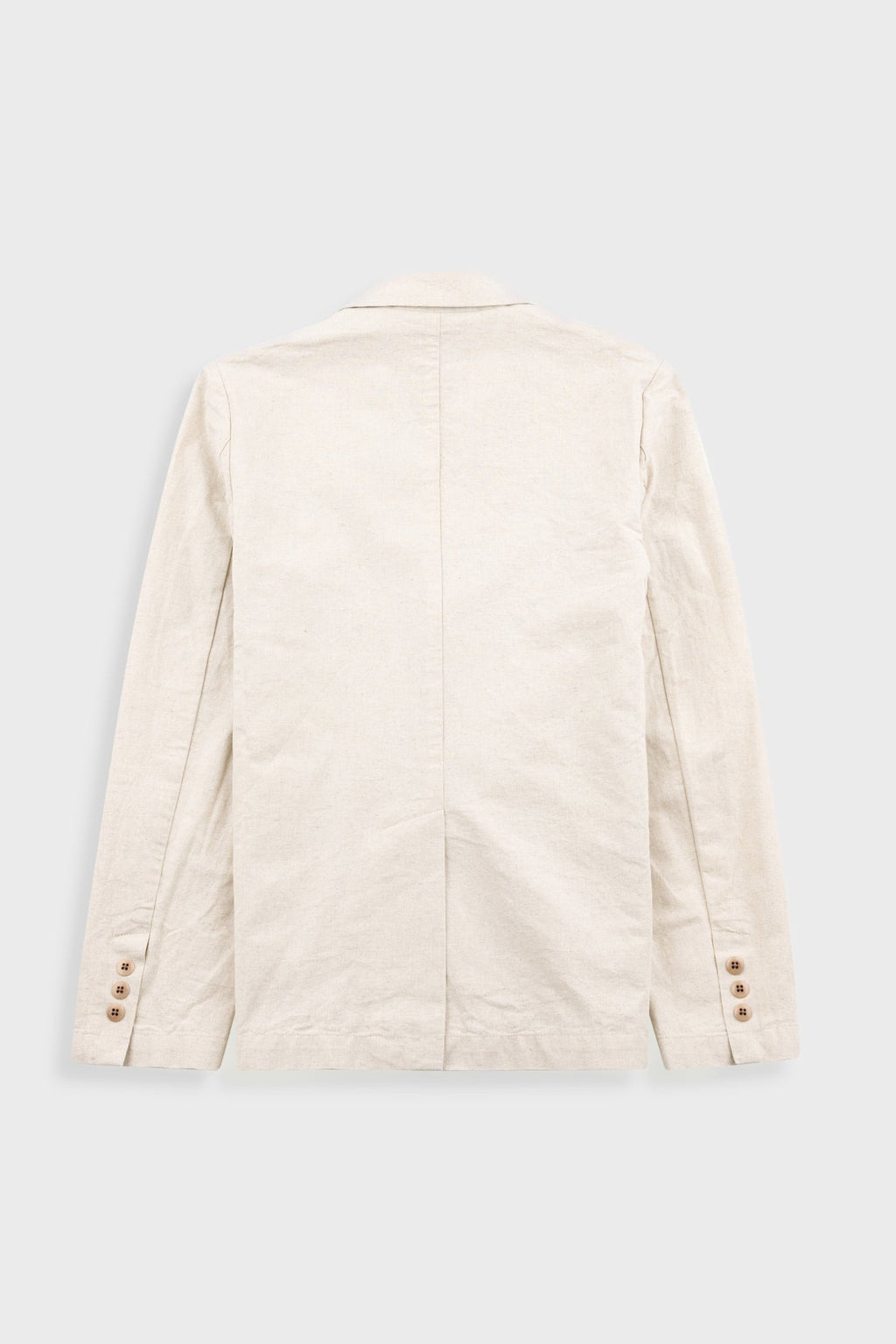 Cotton Linen Blazer - Natural Linen Canvas