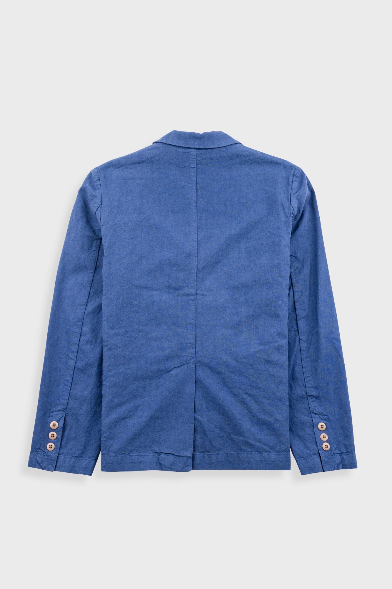Cotton Linen Blazer - Woad