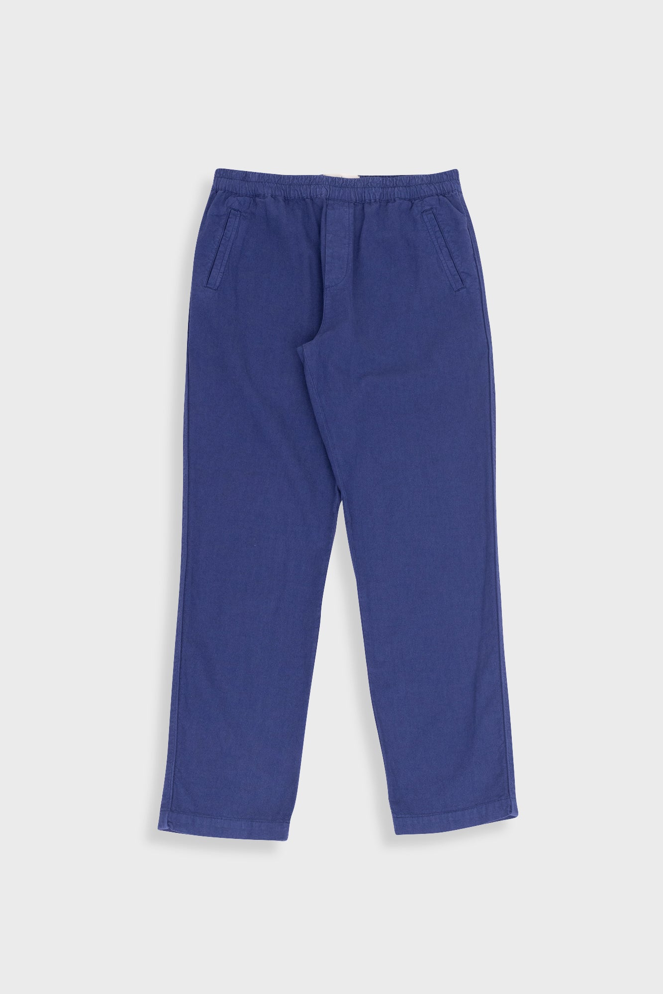 Cotton Linen Trouser - Deep Blue