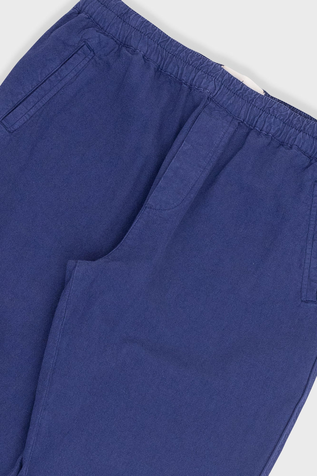Cotton Linen Trouser - Deep Blue