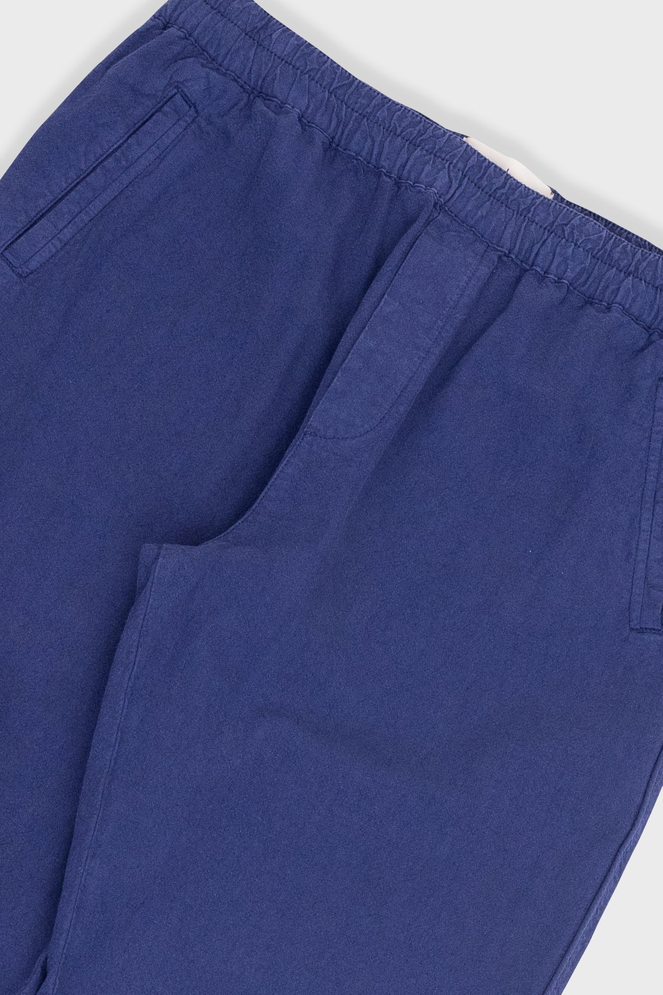 Cotton Linen Trouser - Deep Blue
