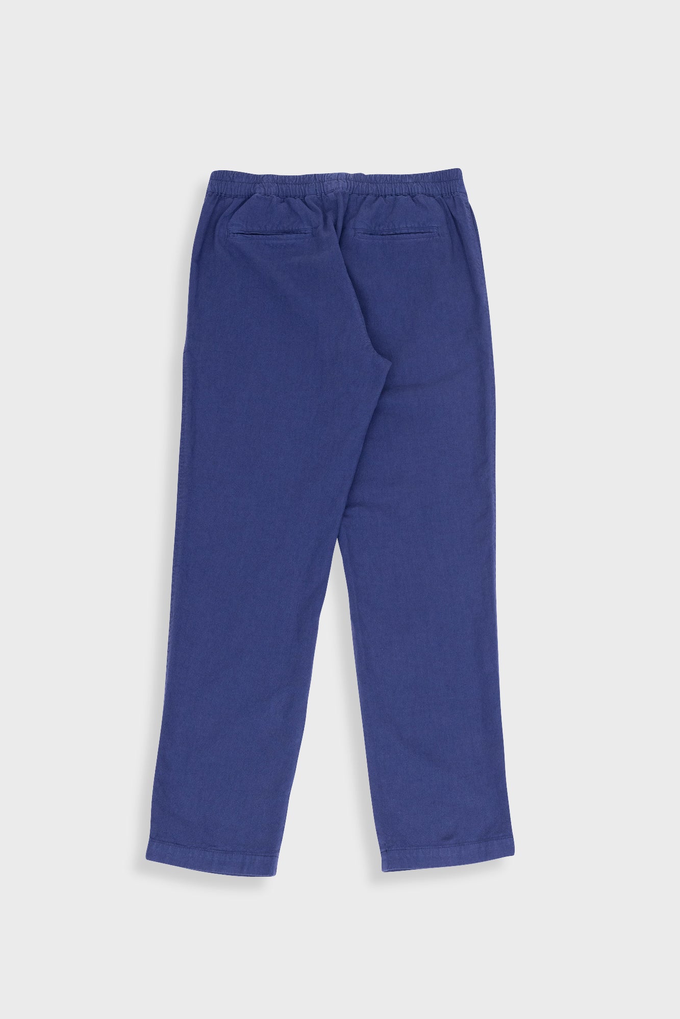 Cotton Linen Trouser - Deep Blue