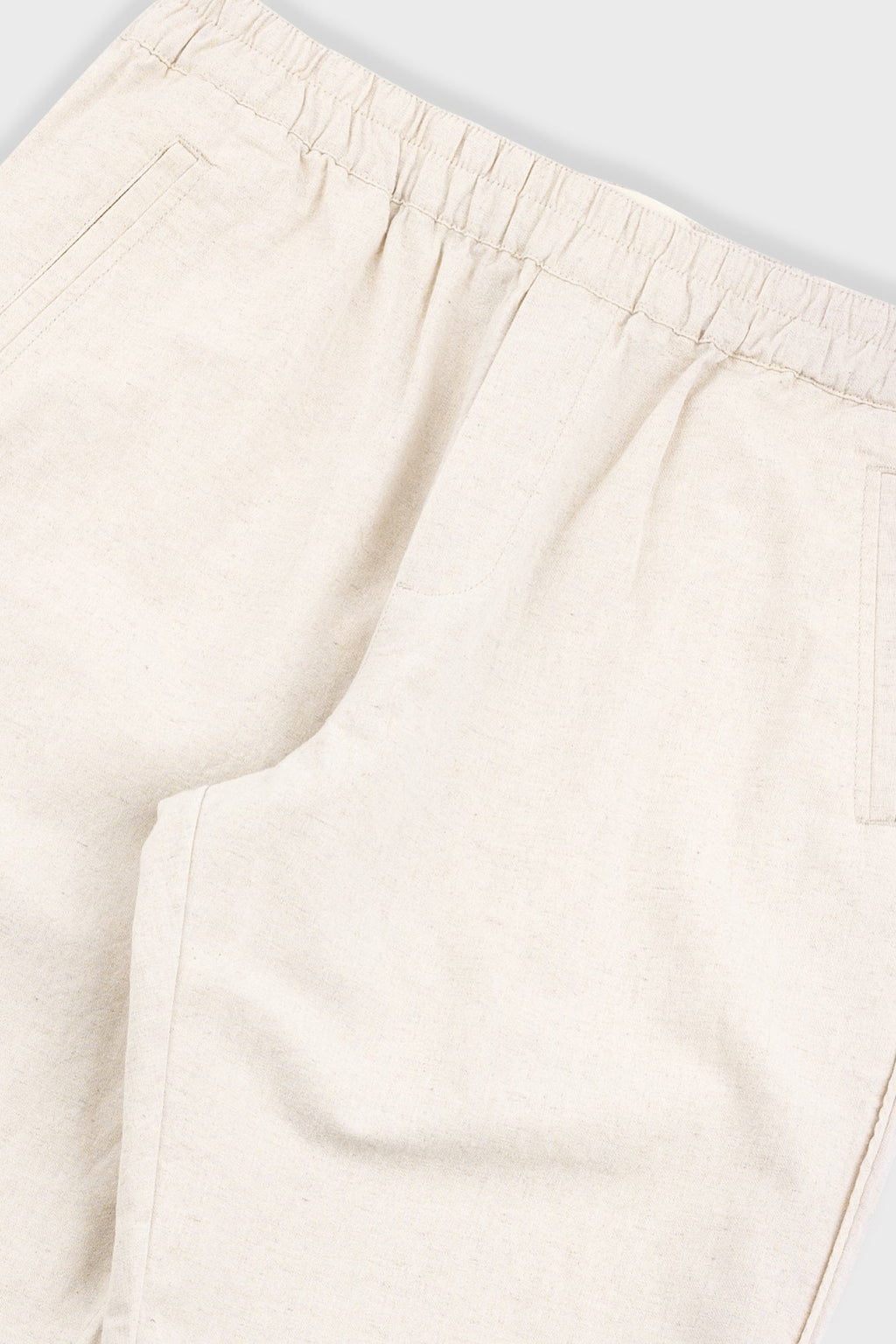 Cotton Linen Trouser - Natural Linen Canvas