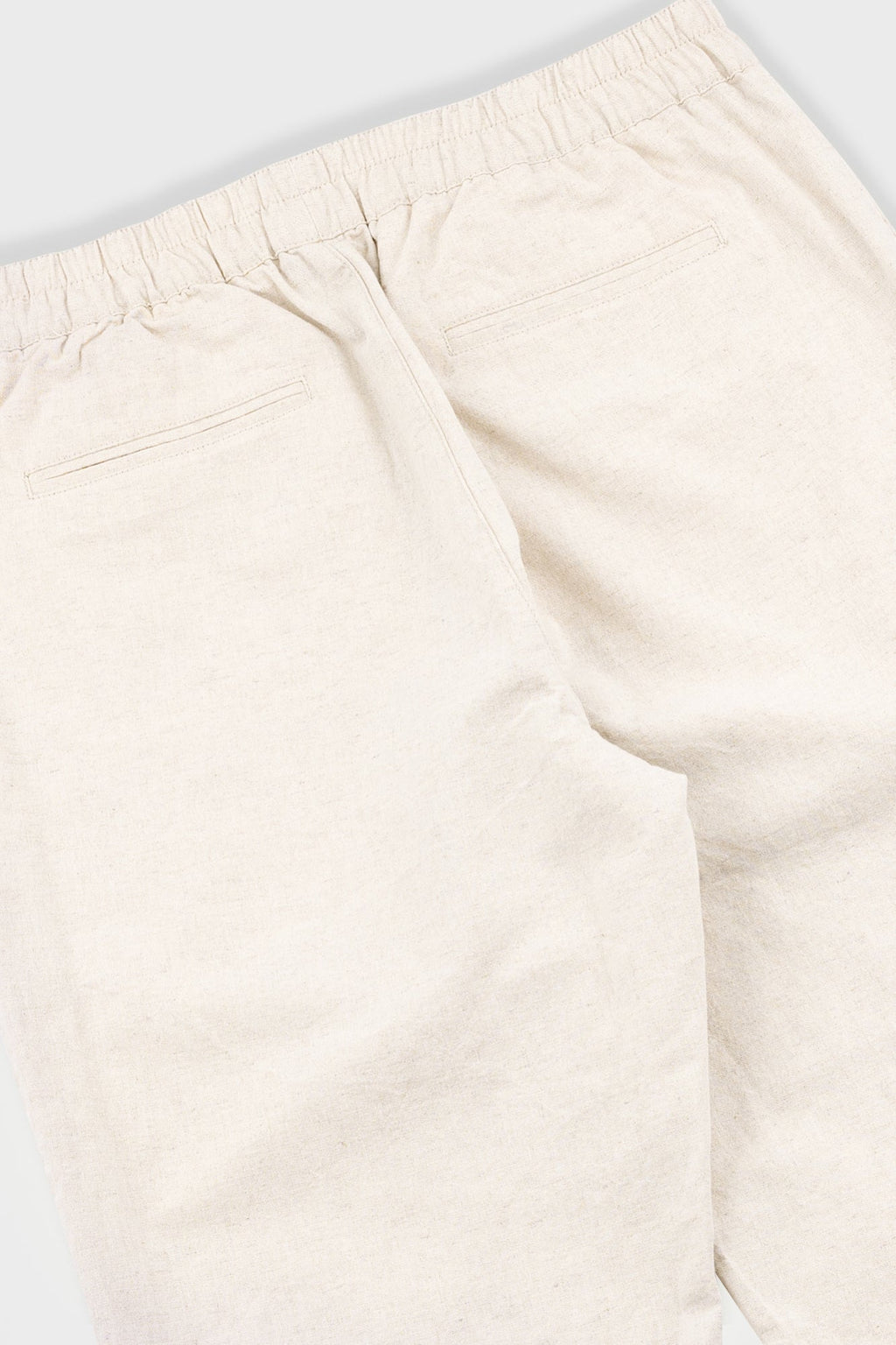 Cotton Linen Trouser - Natural Linen Canvas