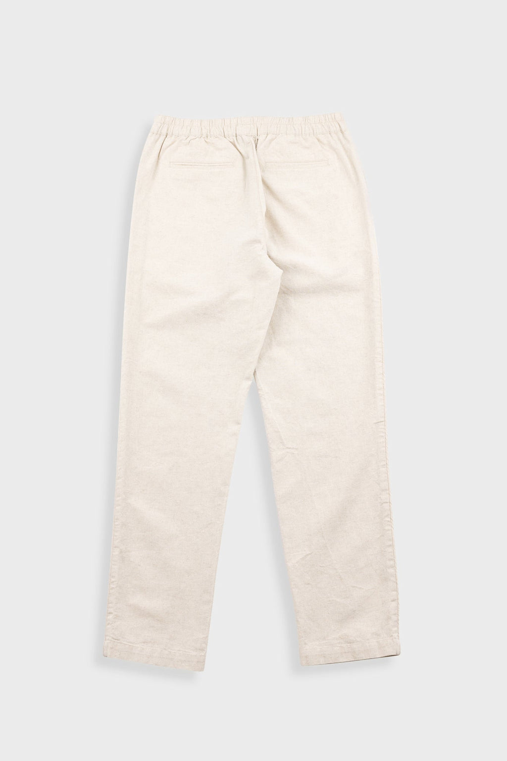 Cotton Linen Trouser - Natural Linen Canvas