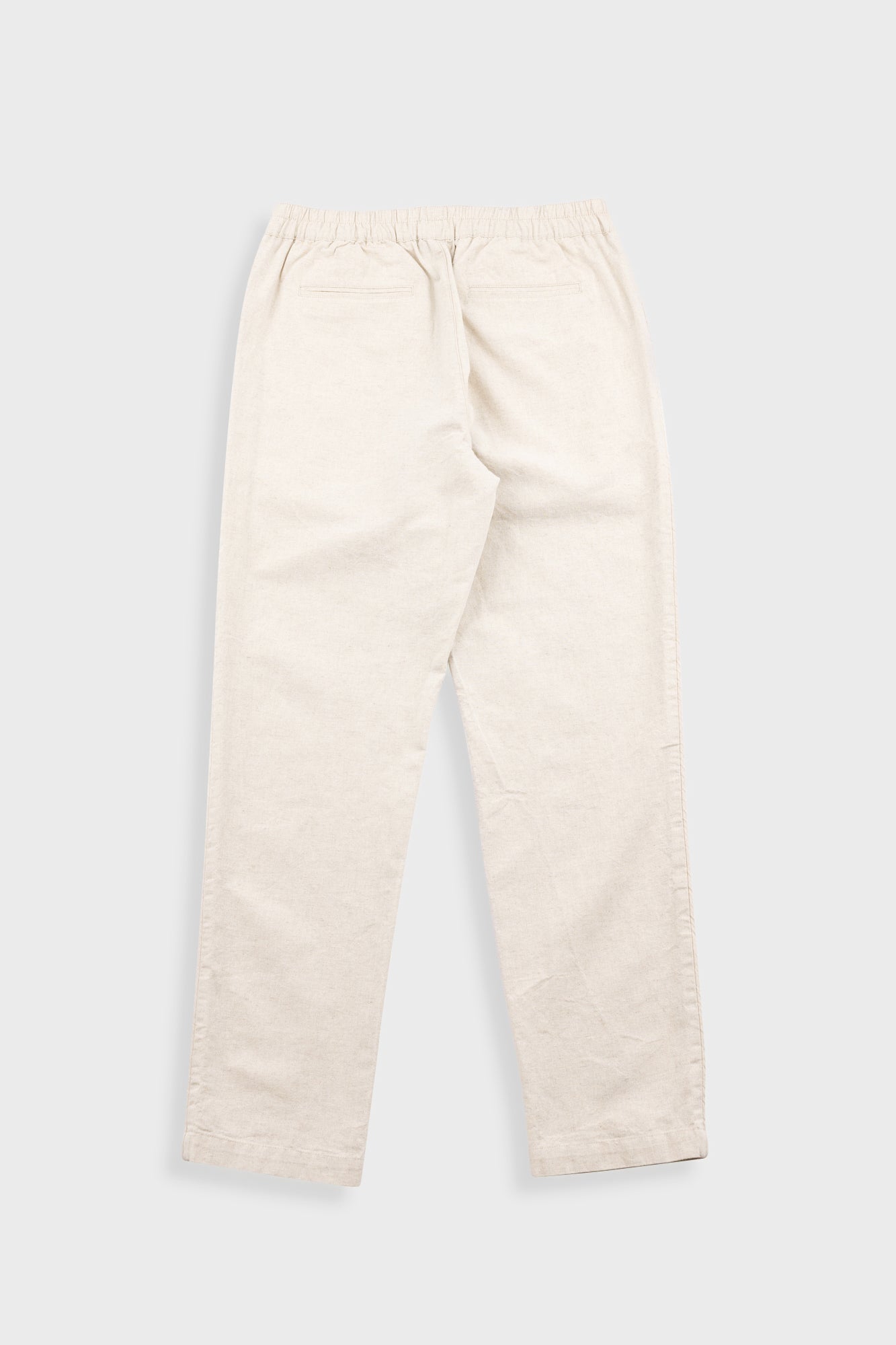 Cotton Linen Trouser - Natural Linen Canvas