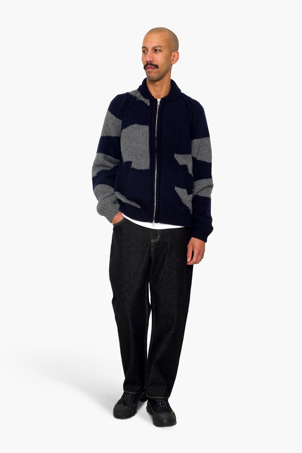 Curve Cardigan - Navy