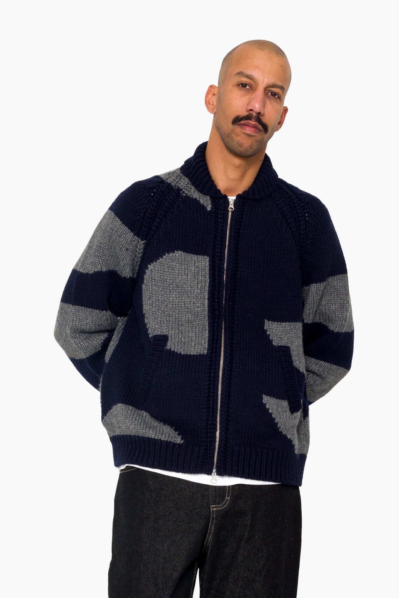 Curve Cardigan - Navy