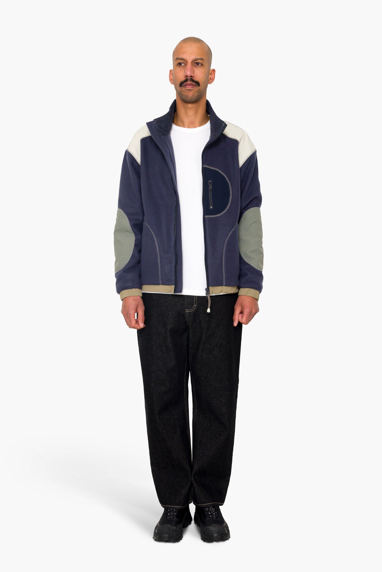 Curve Fleece - Navy Smoke