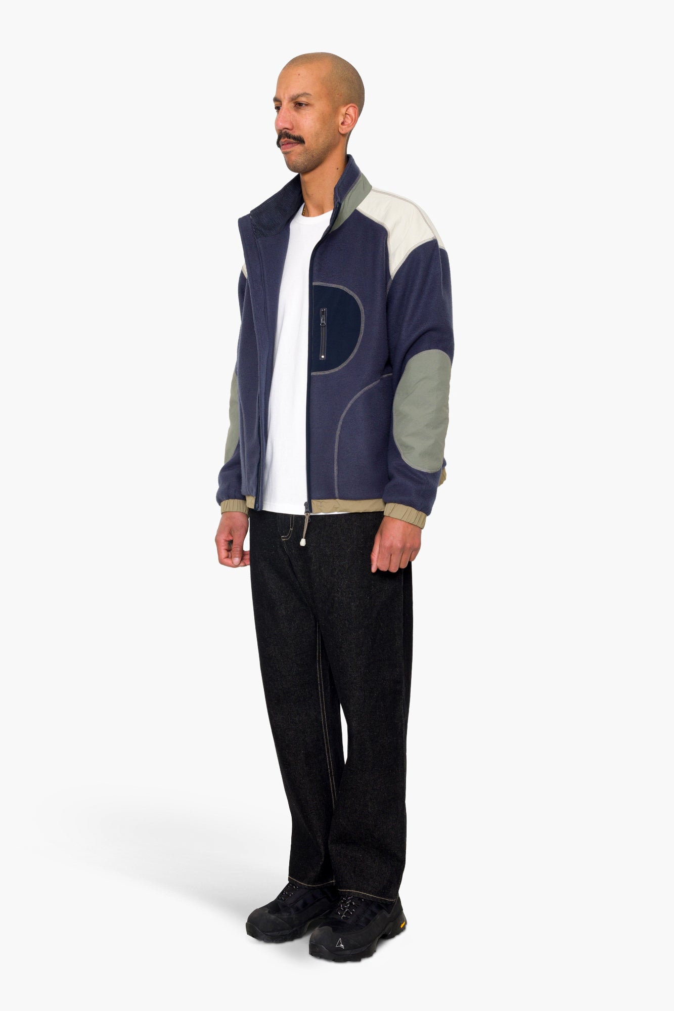 Curve Fleece - Navy Smoke