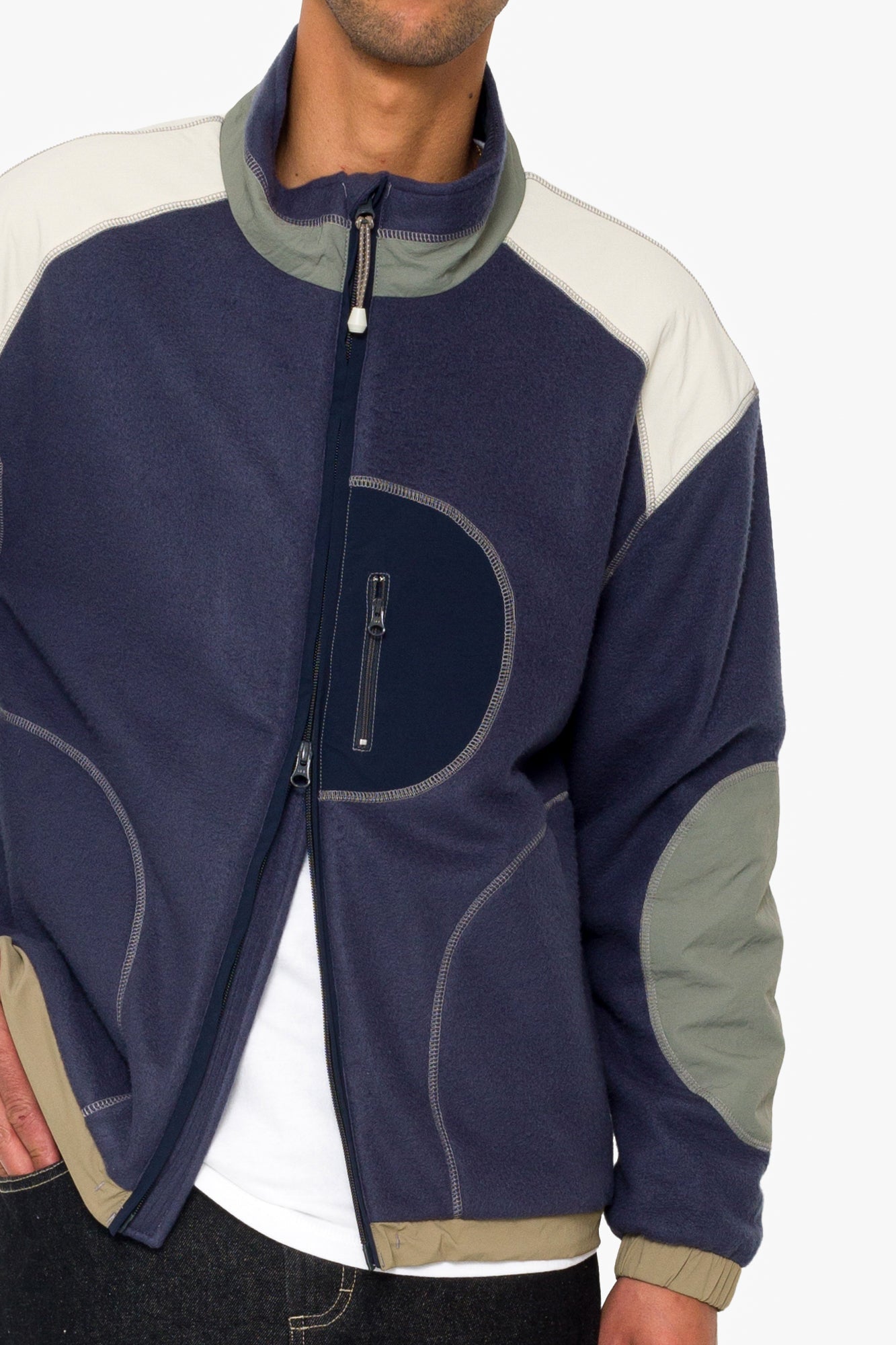 Curve Fleece - Navy Smoke
