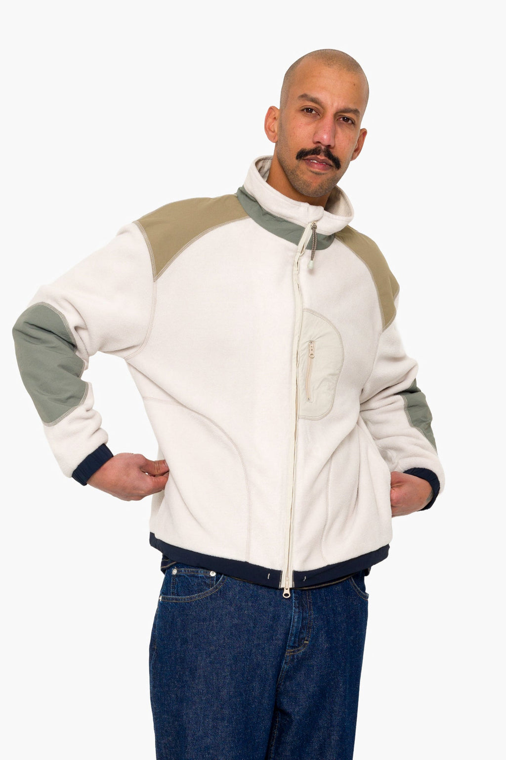 Curve Fleece - Stone