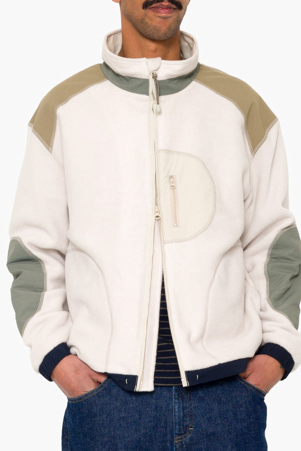 Curve Fleece - Stone