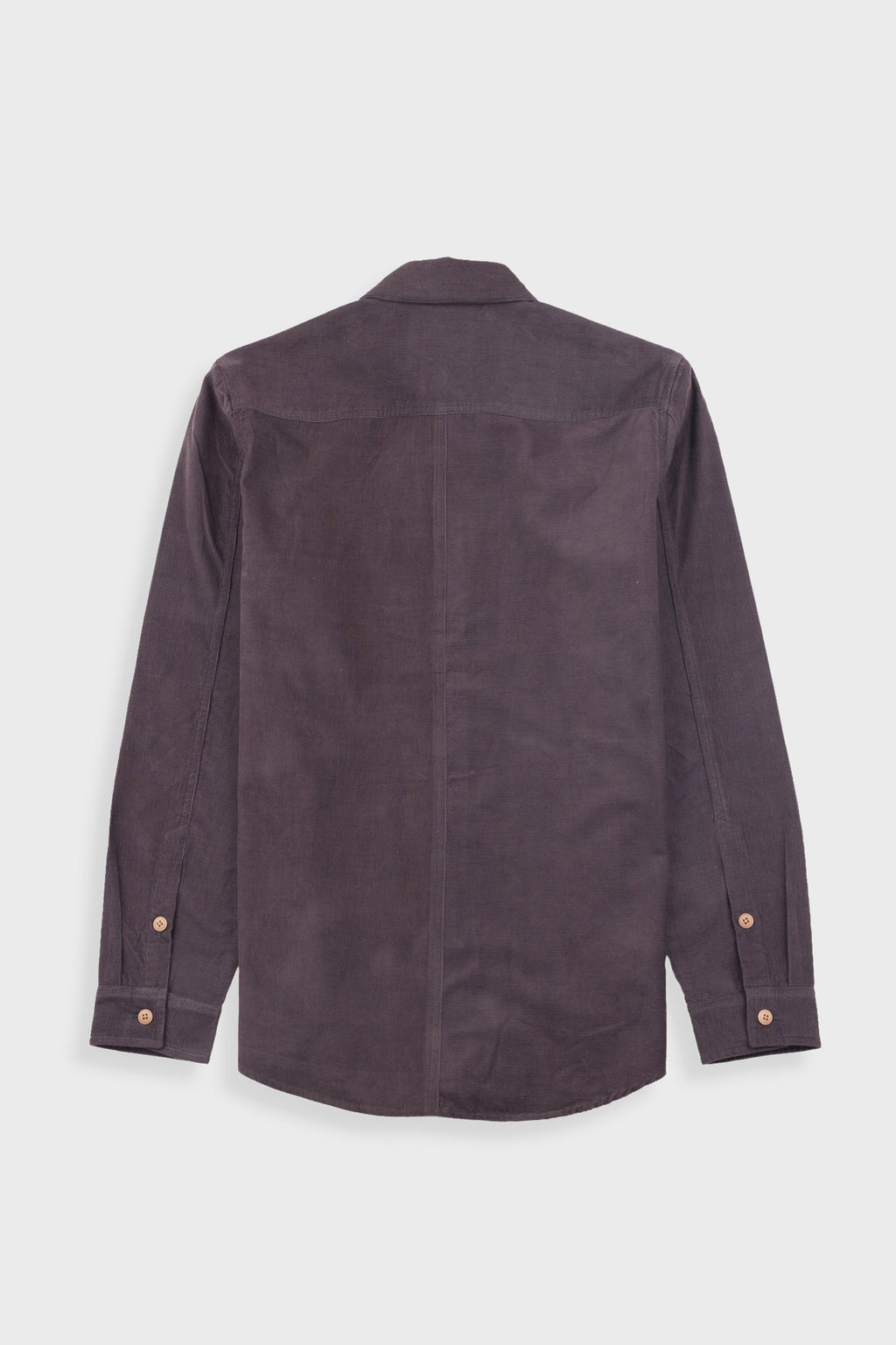 Direction Babycord Shirt - Black Grape