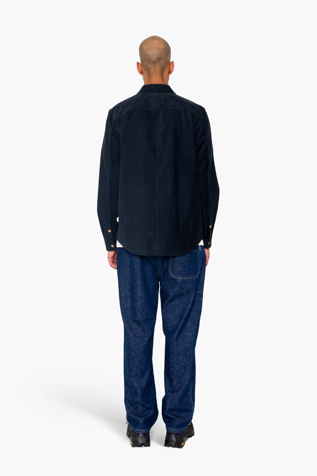 Direction Babycord Shirt - Dark Navy