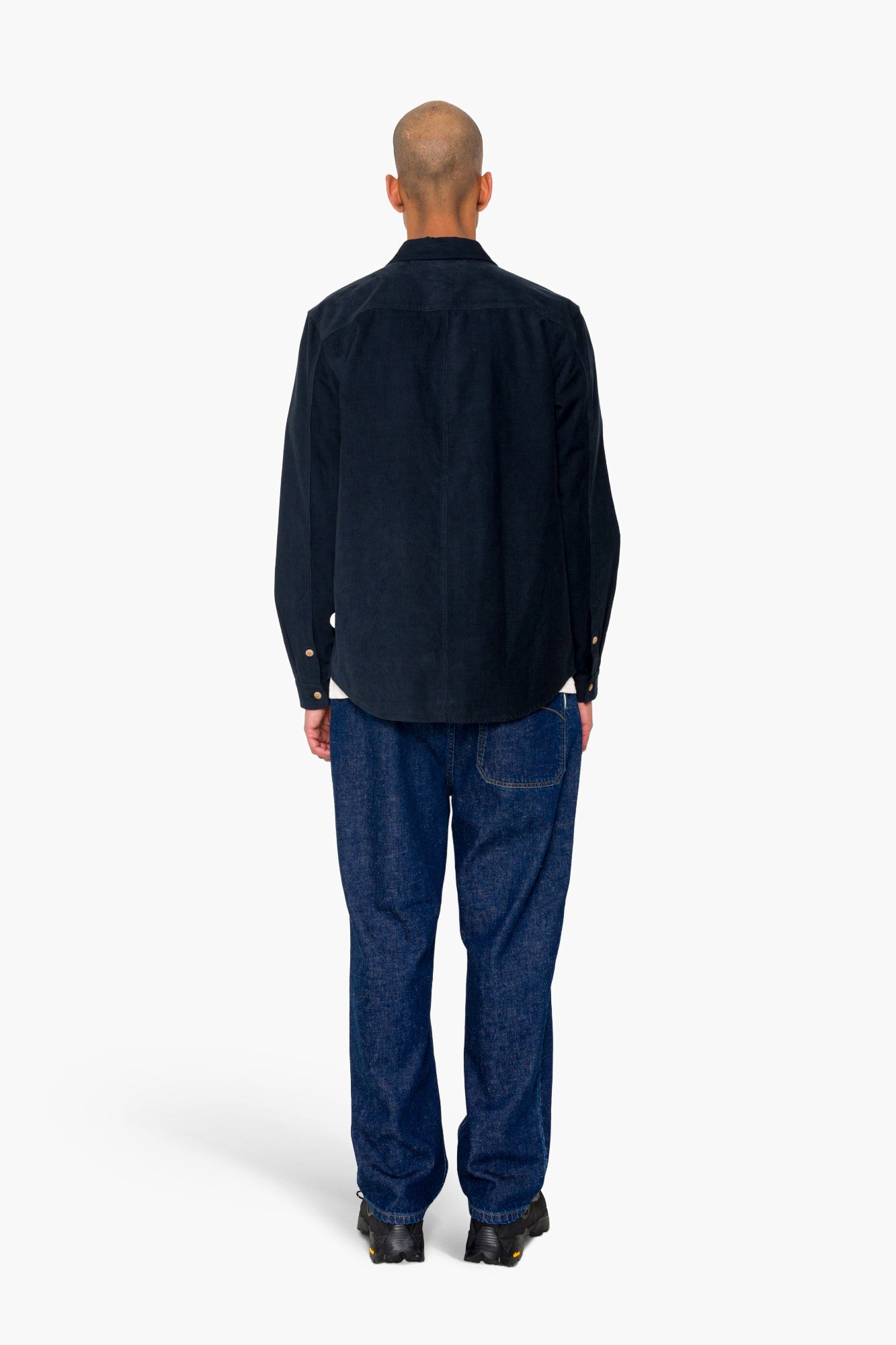 Direction Babycord Shirt - Dark Navy