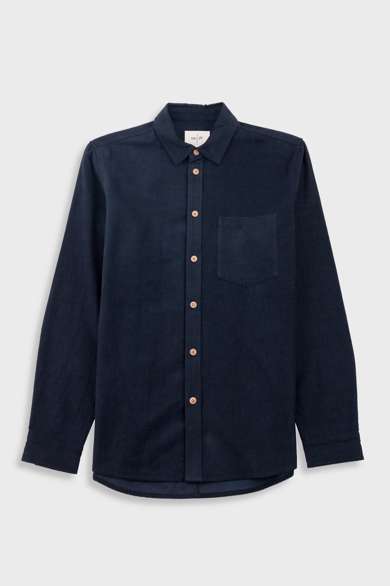 Direction Babycord Shirt - Dark Navy