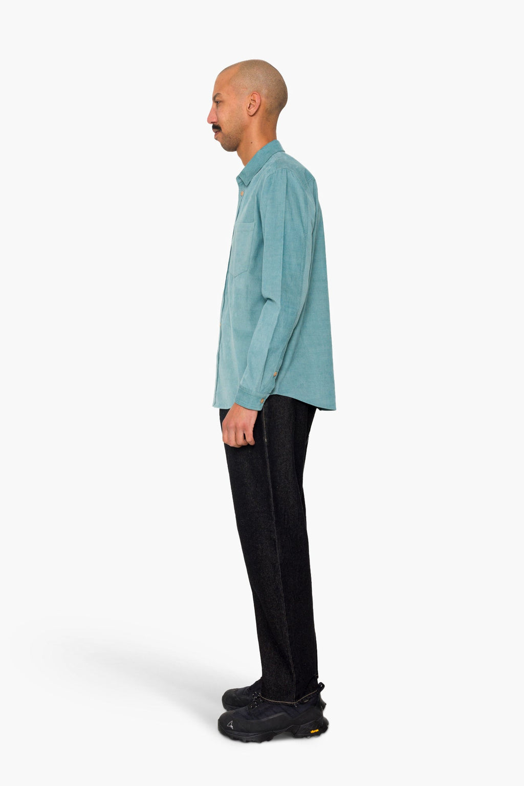 Direction Babycord Shirt - Dusty Green