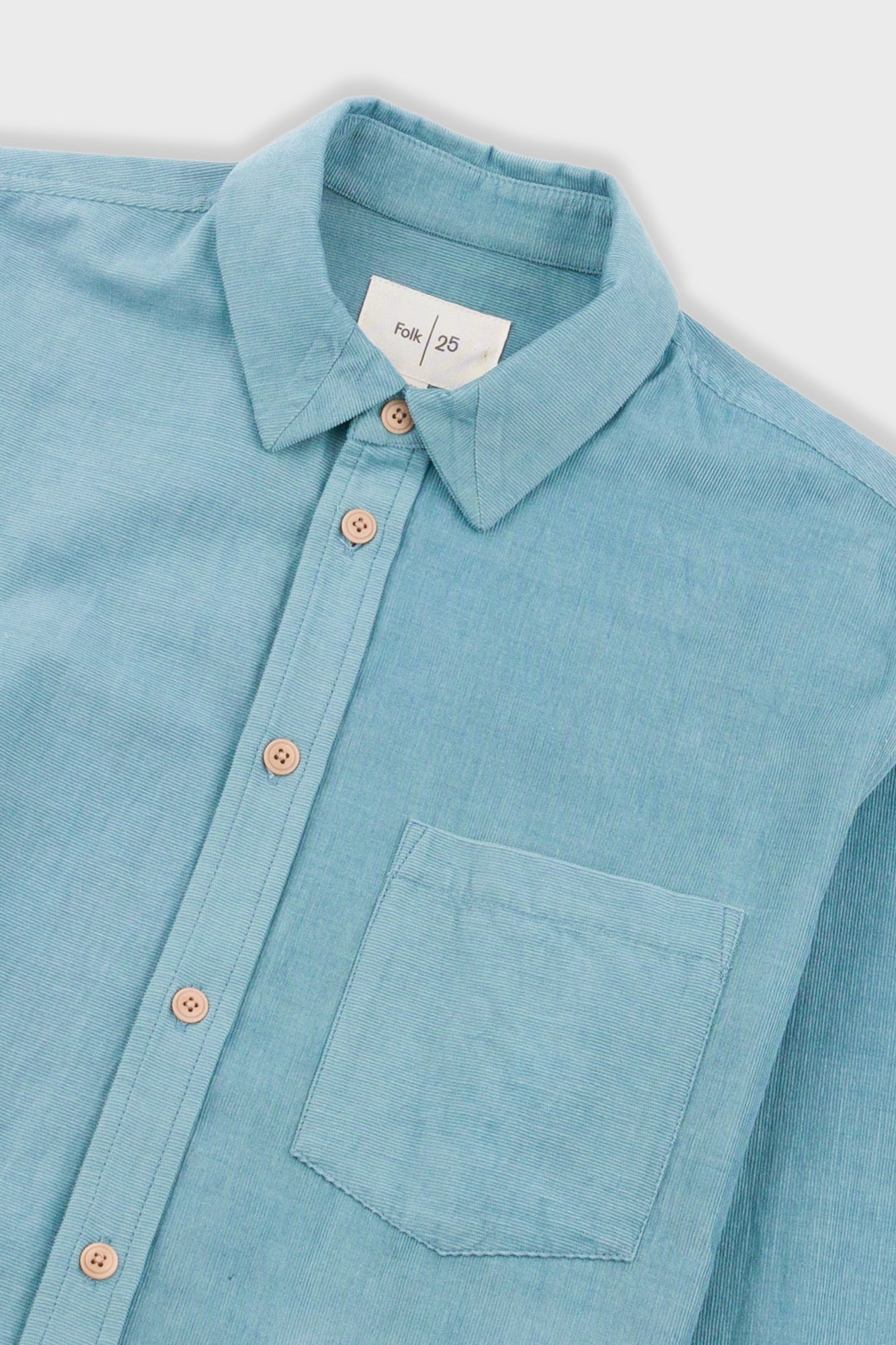 Direction Babycord Shirt - Dusty Green