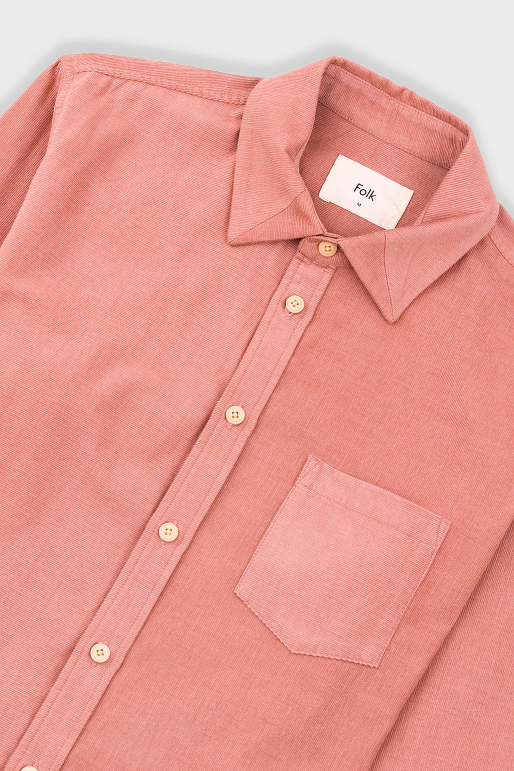 Direction Babycord Shirt - Dusty Pink