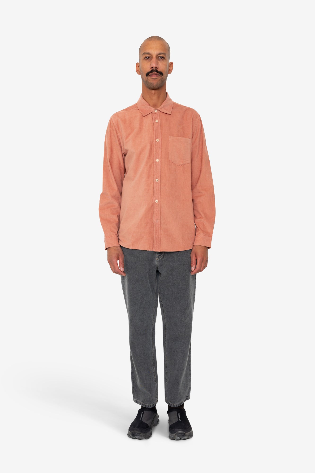 Direction Babycord Shirt - Dusty Pink