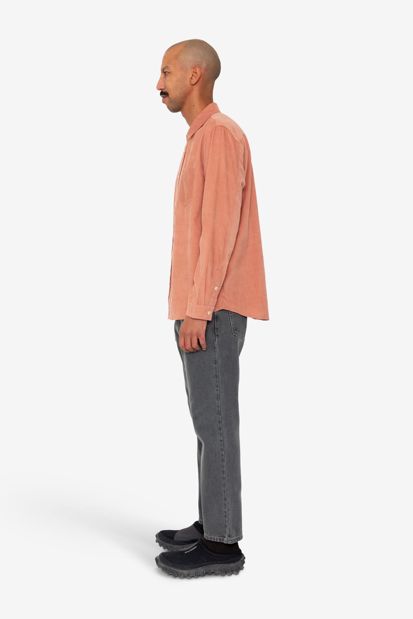 Direction Babycord Shirt - Dusty Pink