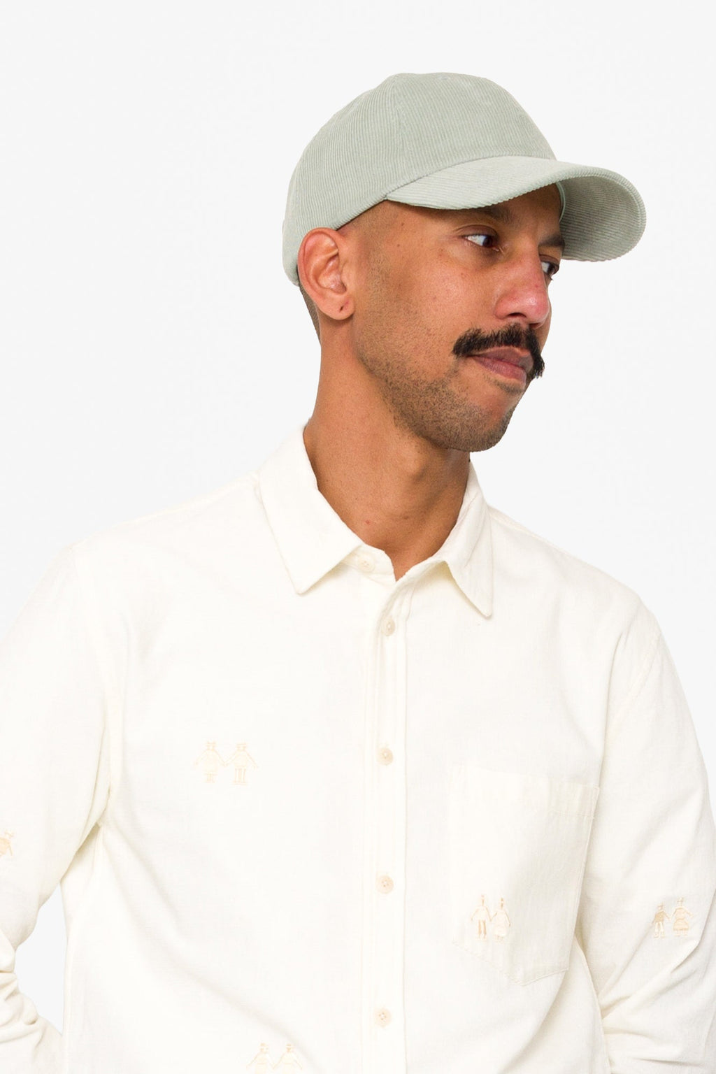 Corduroy Cap - Seafoam