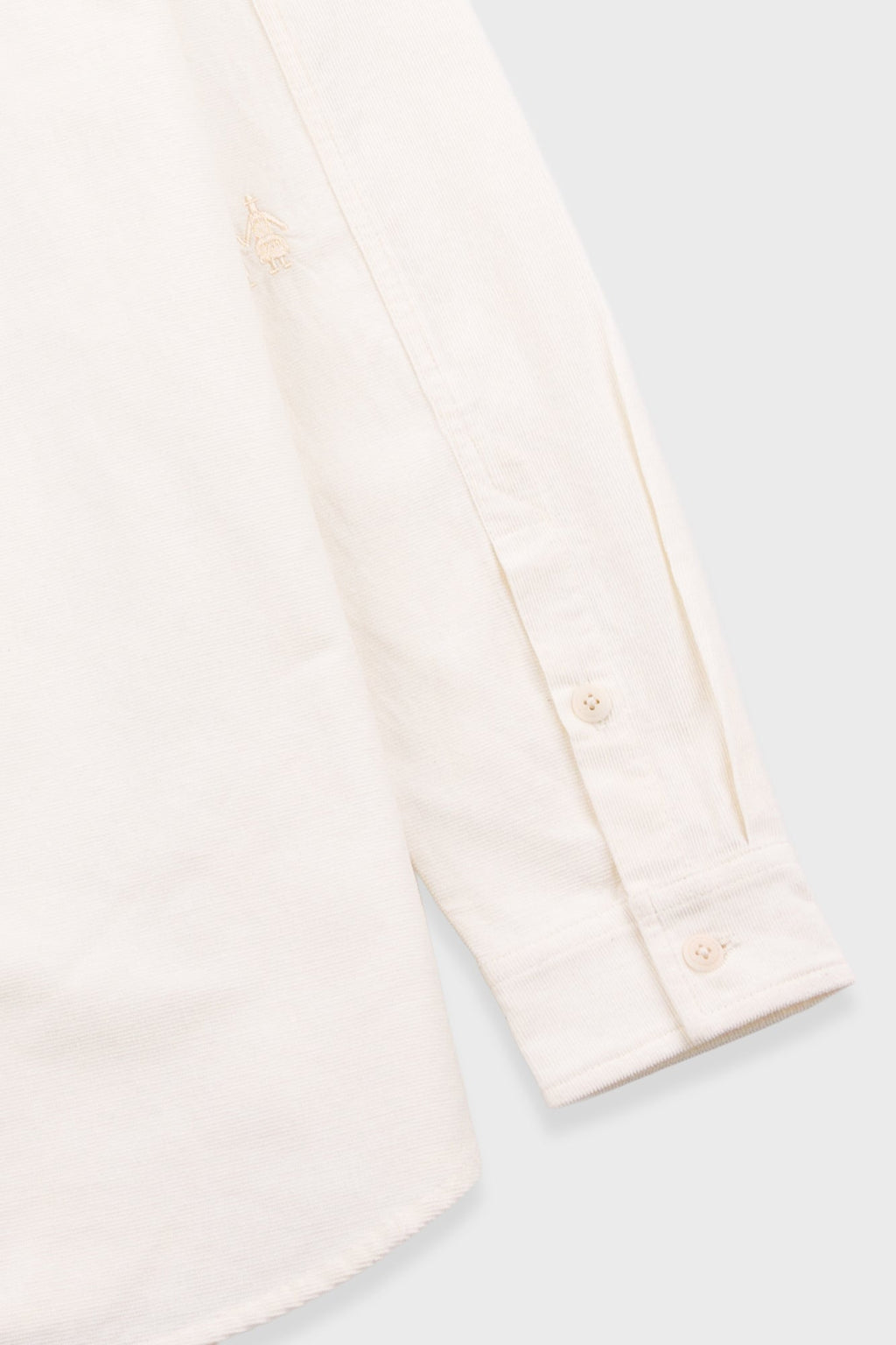 Direction Babycord Shirt - Ecru Embroidery