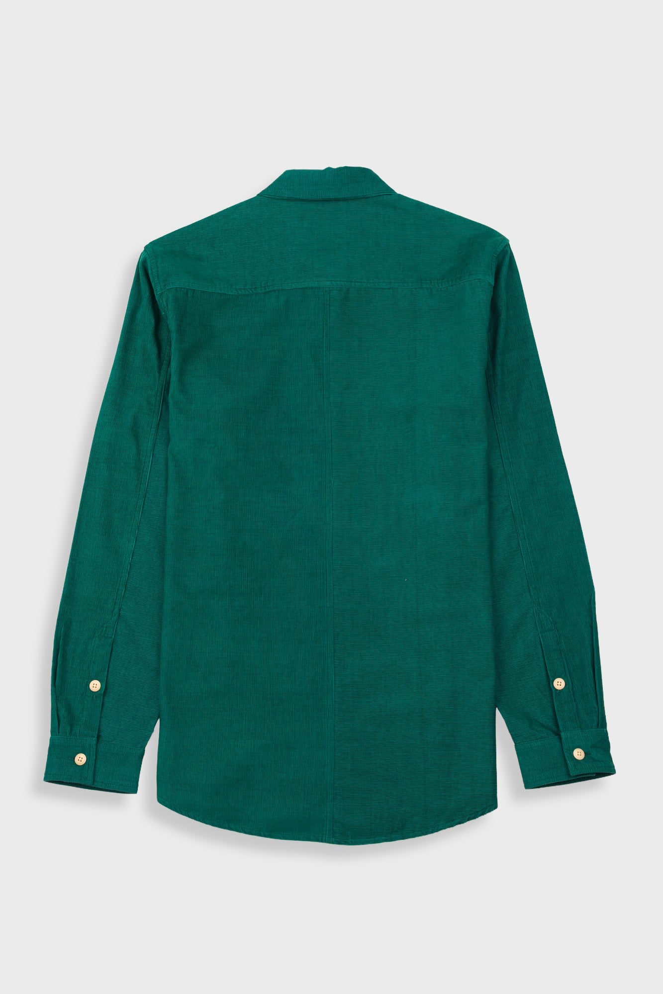 Direction Babycord Shirt - Phthalo Green