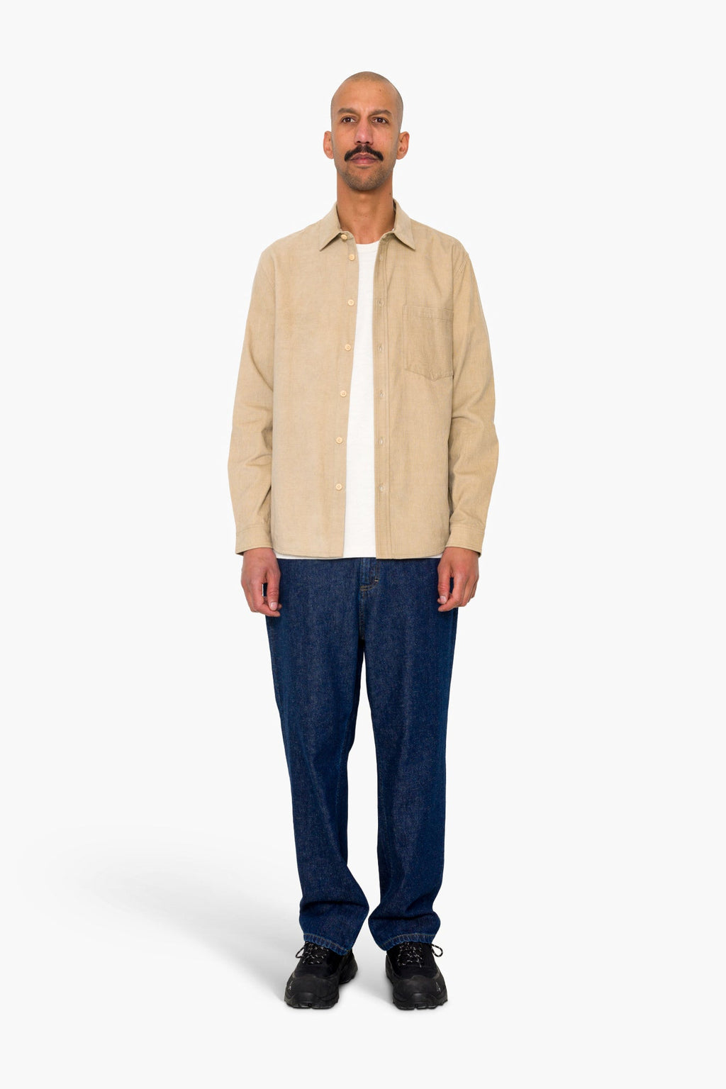 Direction Babycord Shirt - Soft Brown