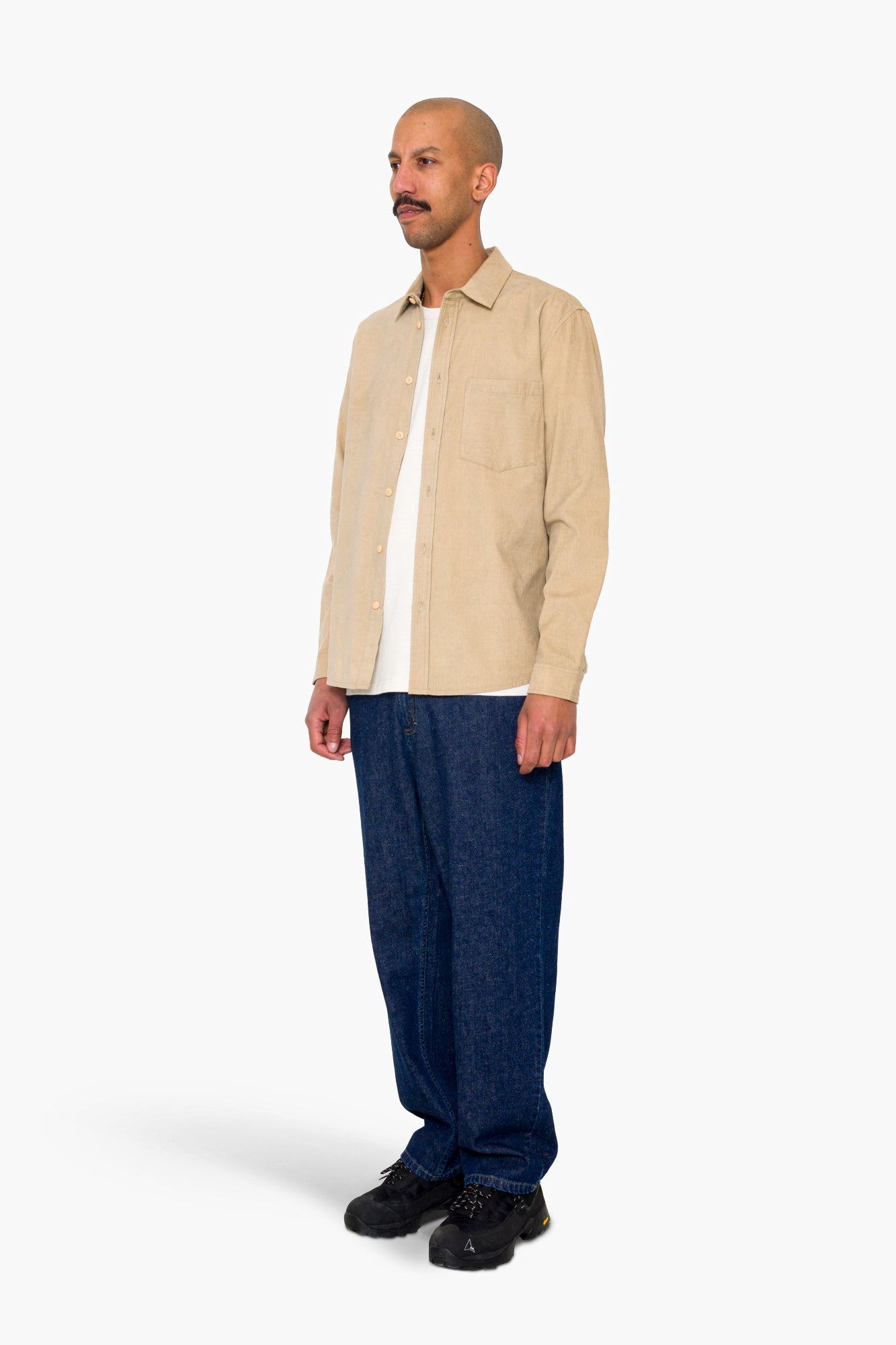 Direction Babycord Shirt - Soft Brown