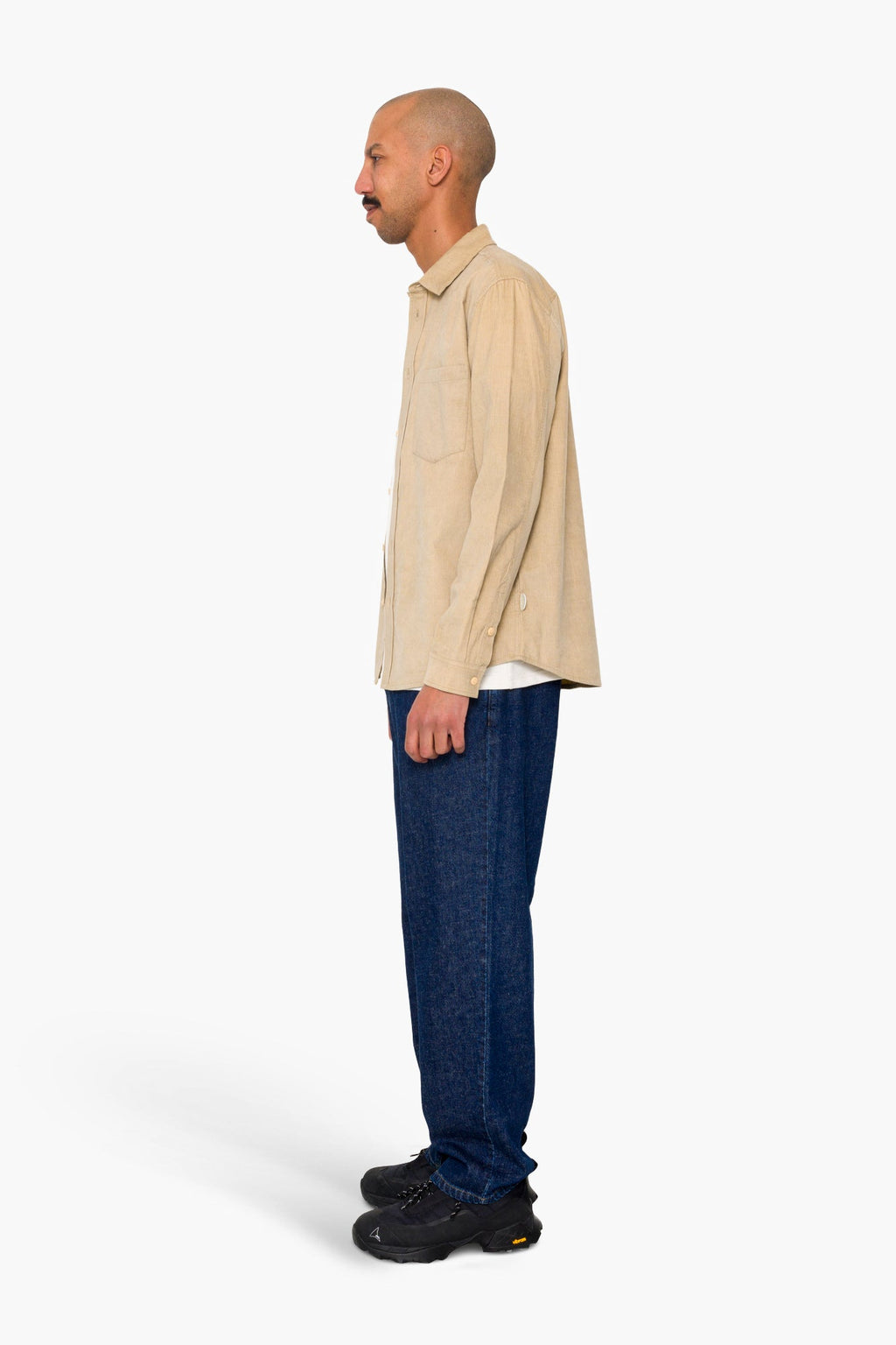 Direction Babycord Shirt - Soft Brown