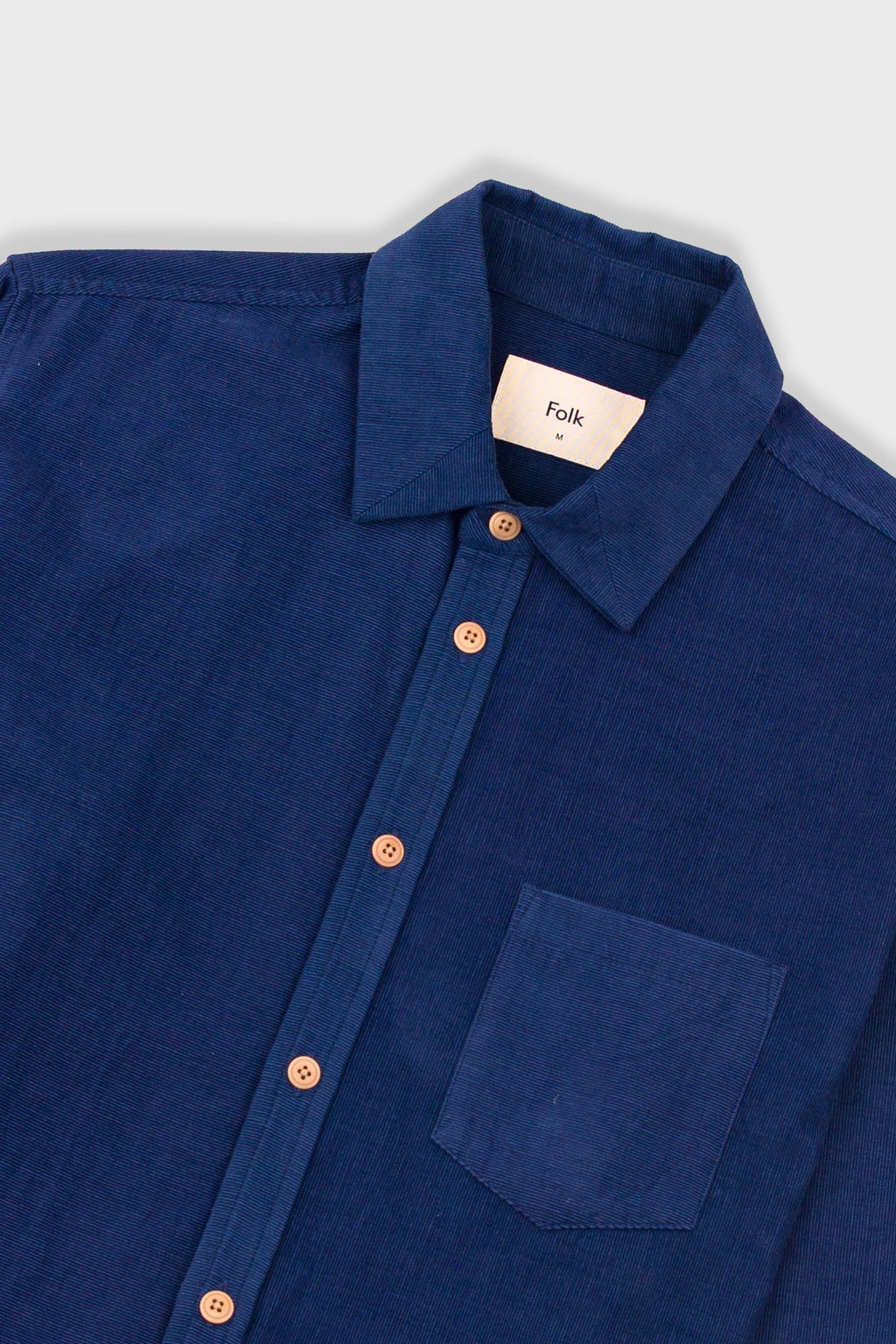 Direction Babycord Shirt - Washed Ink