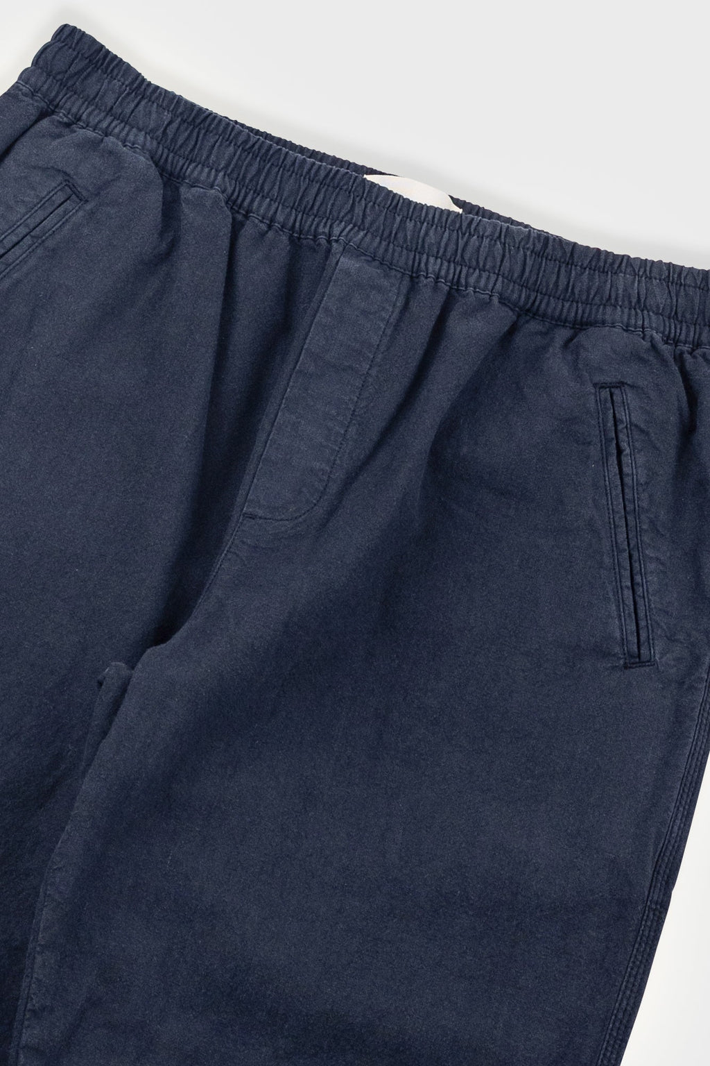 Drawcord Assembly Pant - Dark Navy Cotton Linen