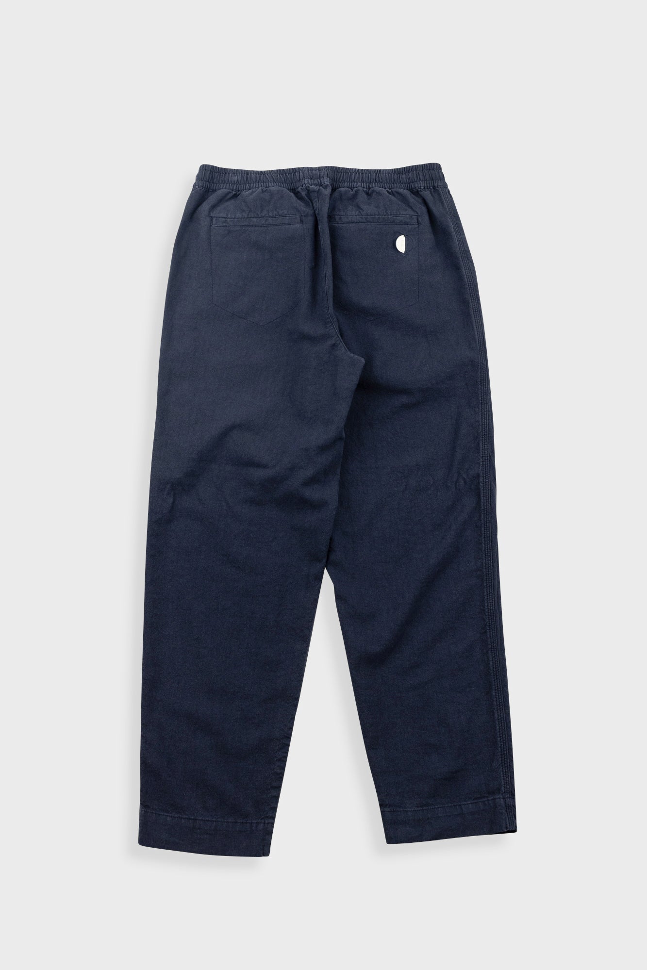 Drawcord Assembly Pant - Dark Navy Cotton Linen