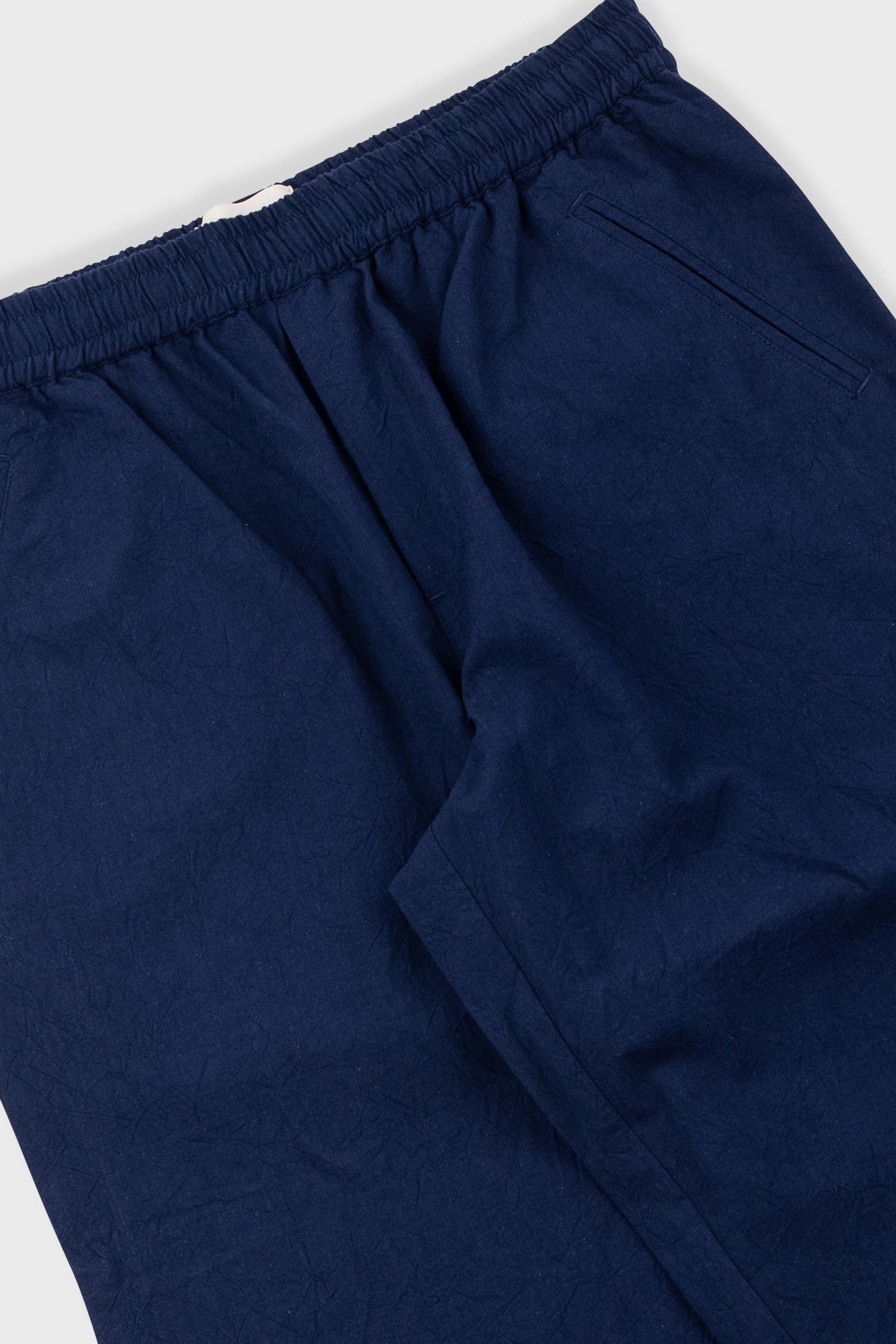 Drawcord Assembly Pant - Dark Navy Crinkle
