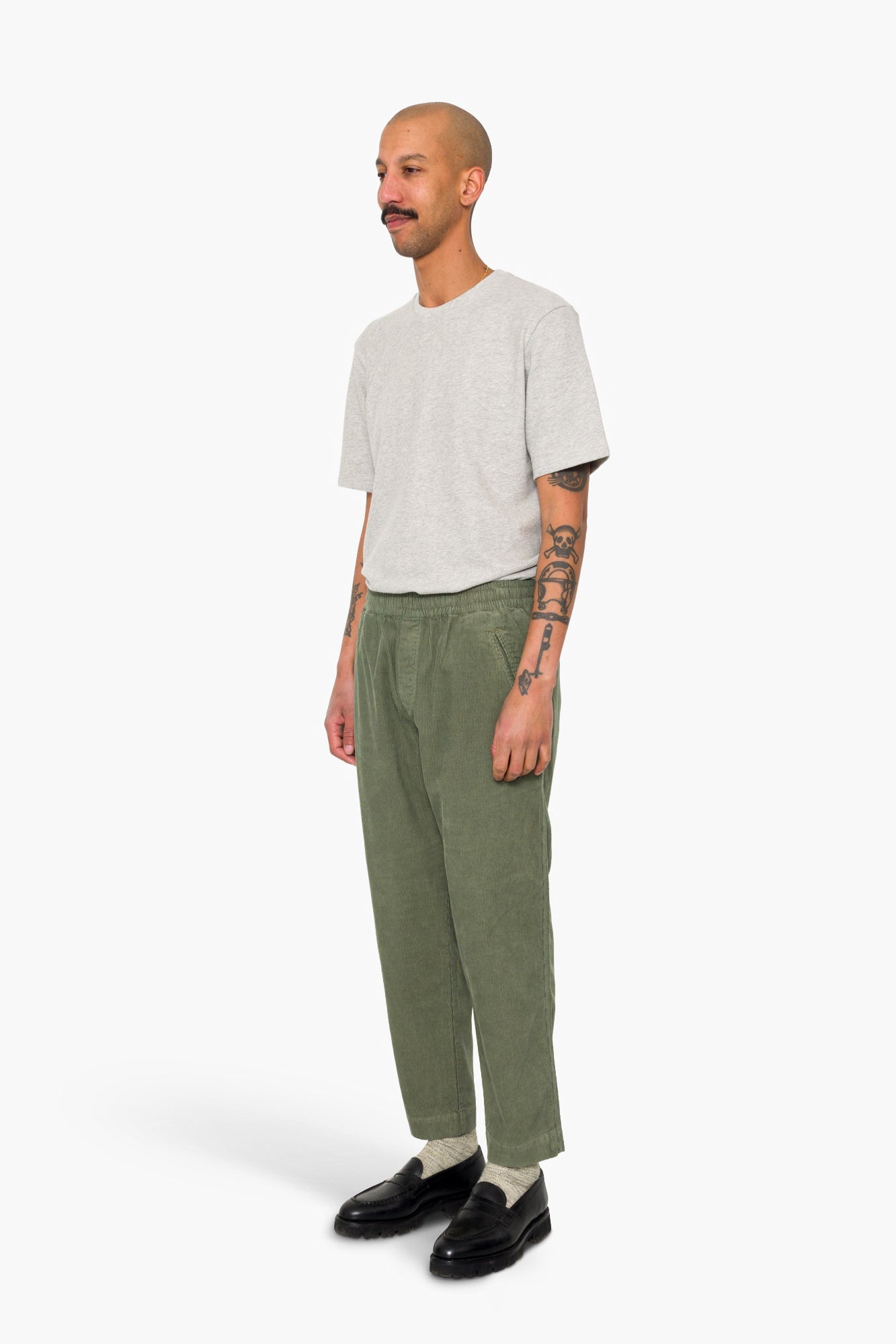 Drawcord Assembly Pant - Dark Olive Cord