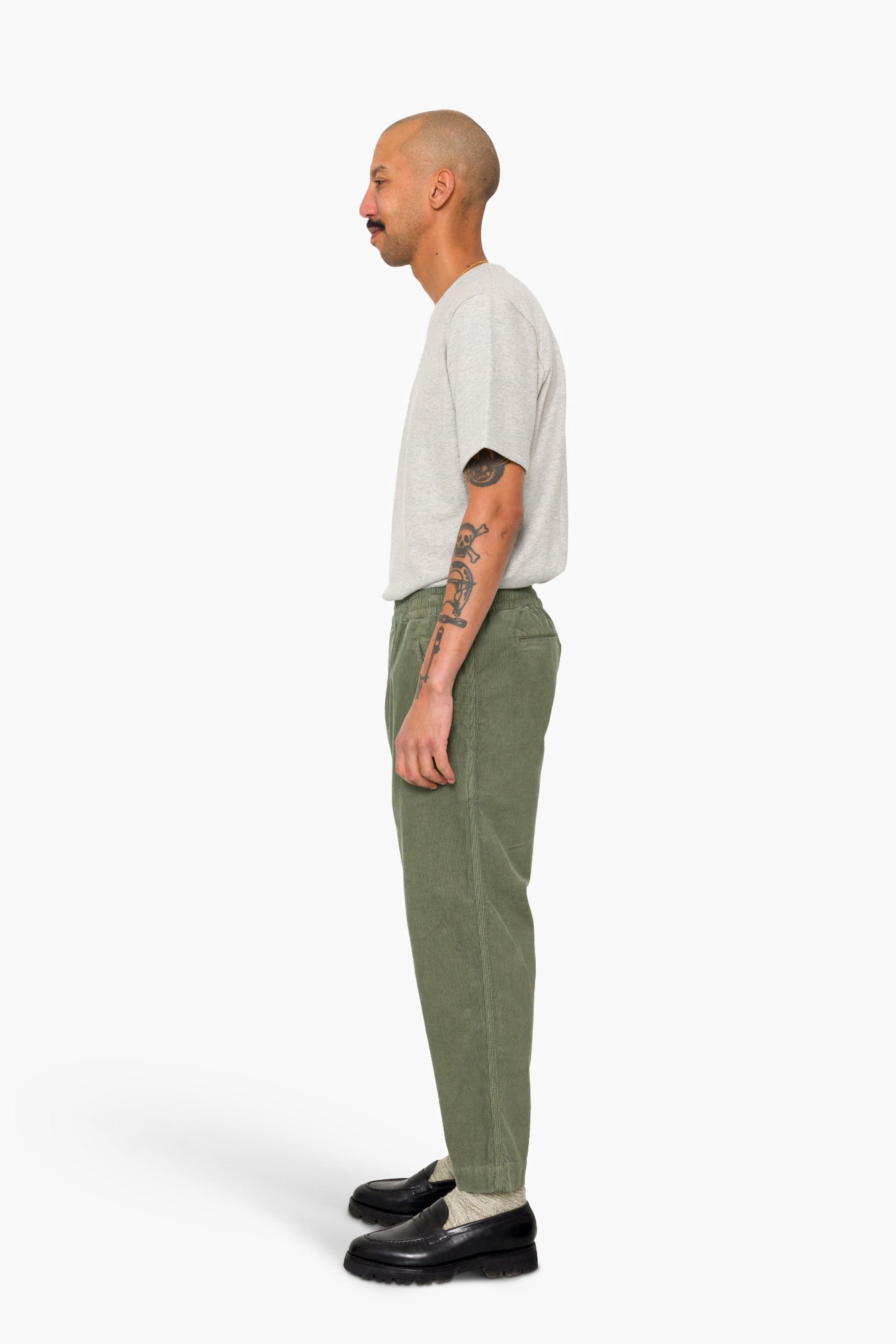 Drawcord Assembly Pant - Dark Olive Cord