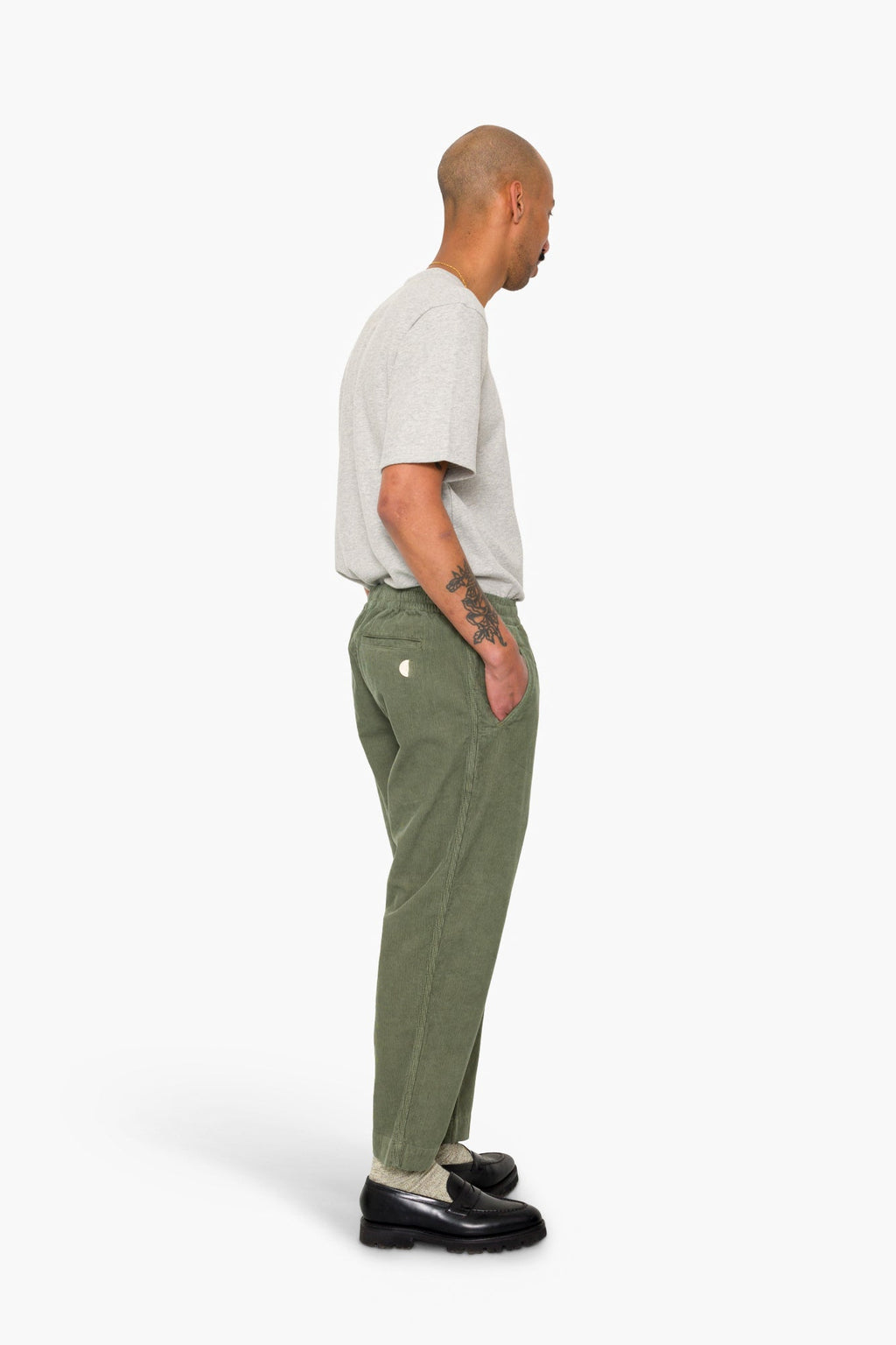 Drawcord Assembly Pant - Dark Olive Cord