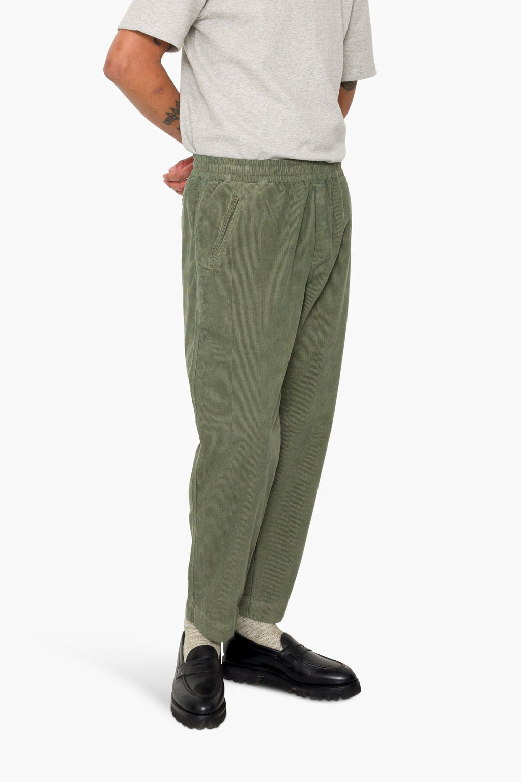 Drawcord Assembly Pant - Dark Olive Cord