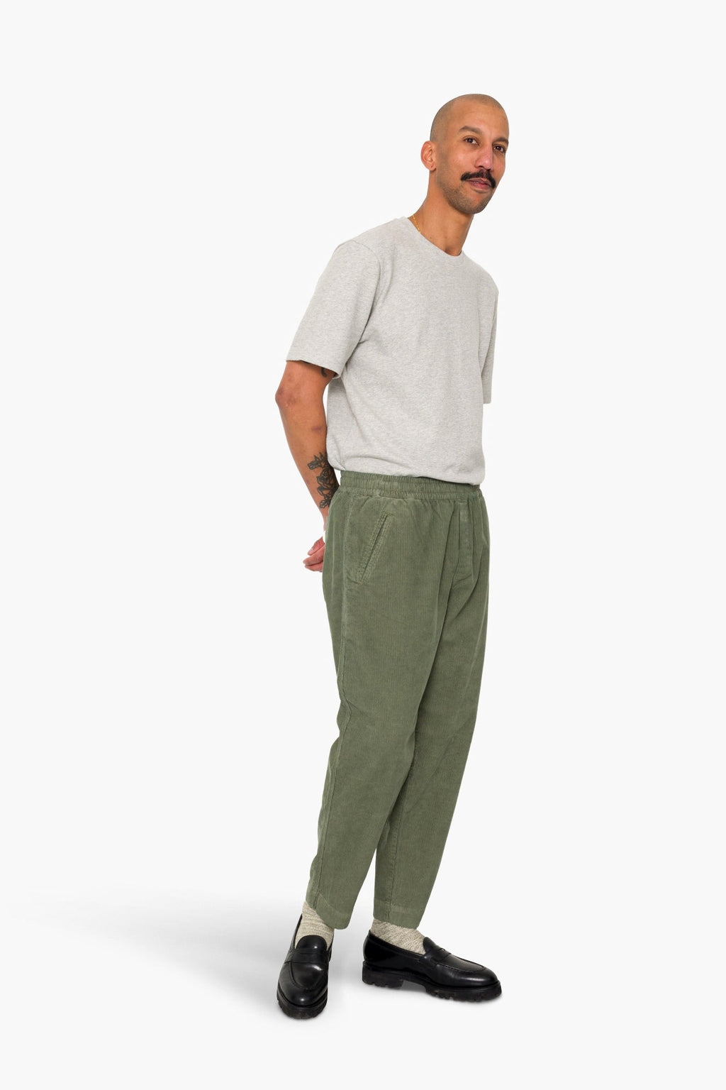 Drawcord Assembly Pant - Dark Olive Cord