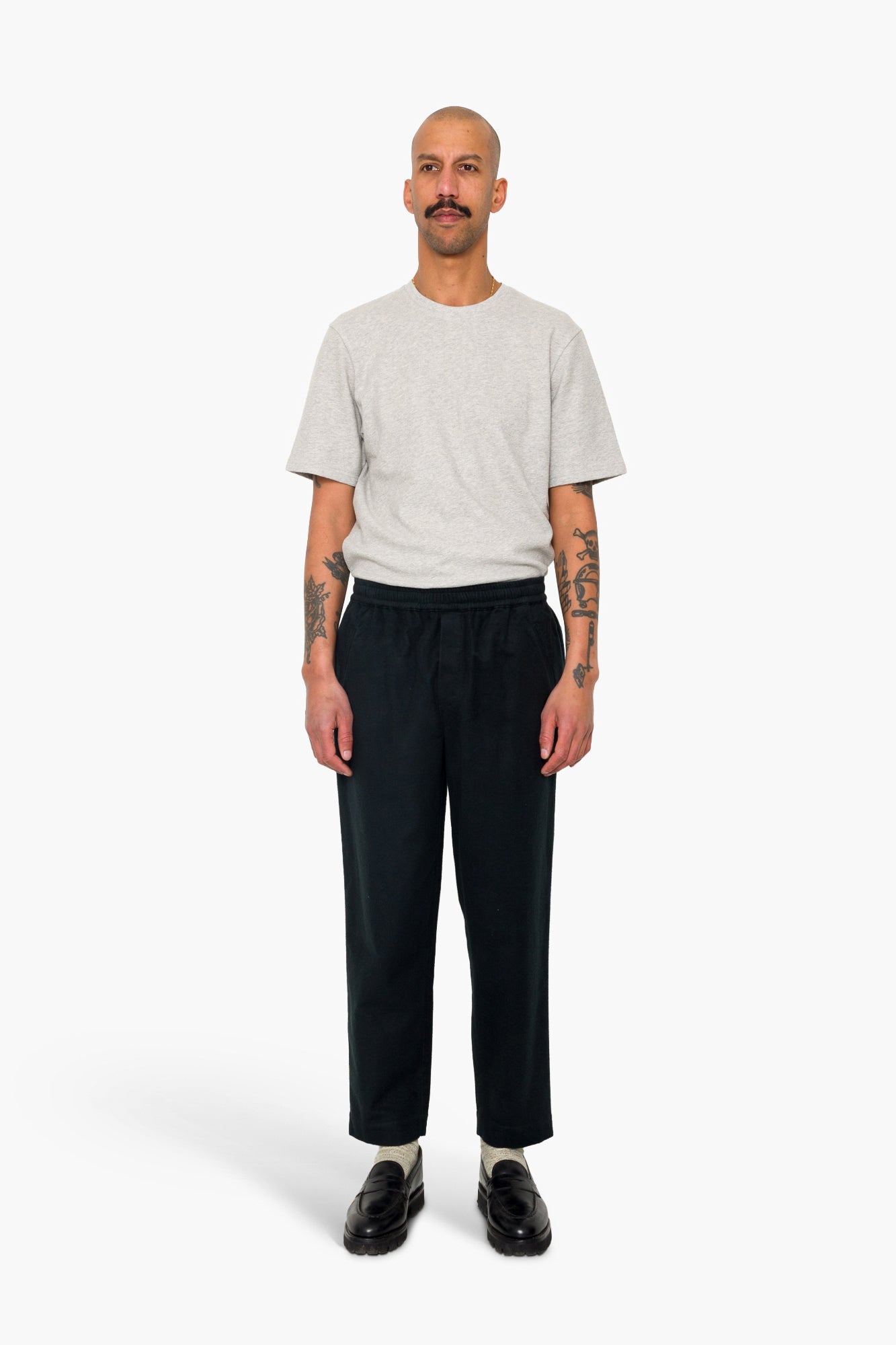 Drawcord Assembly Pant - Deep Green Moleskin