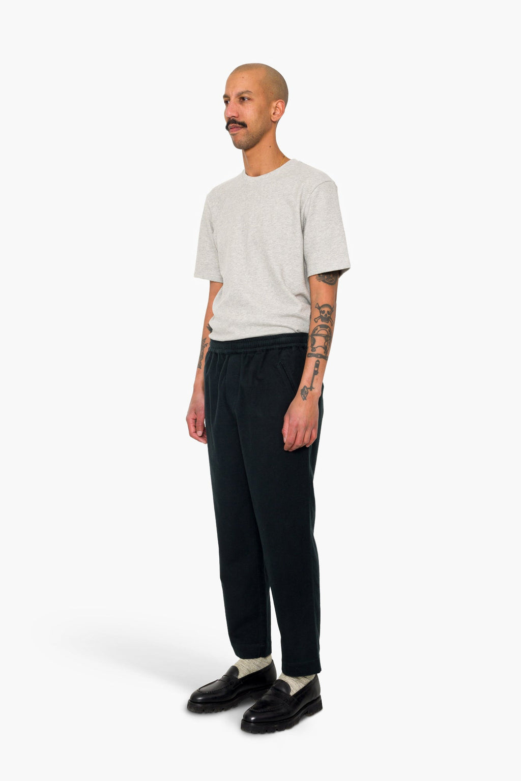 Drawcord Assembly Pant - Deep Green Moleskin