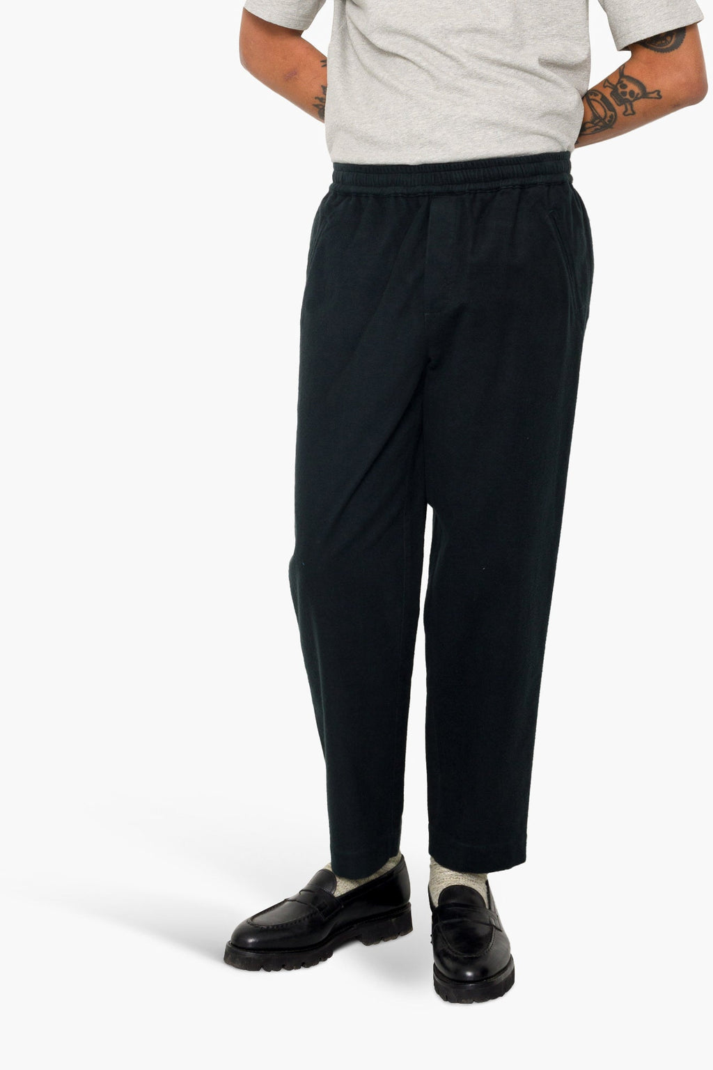 Drawcord Assembly Pant - Deep Green Moleskin